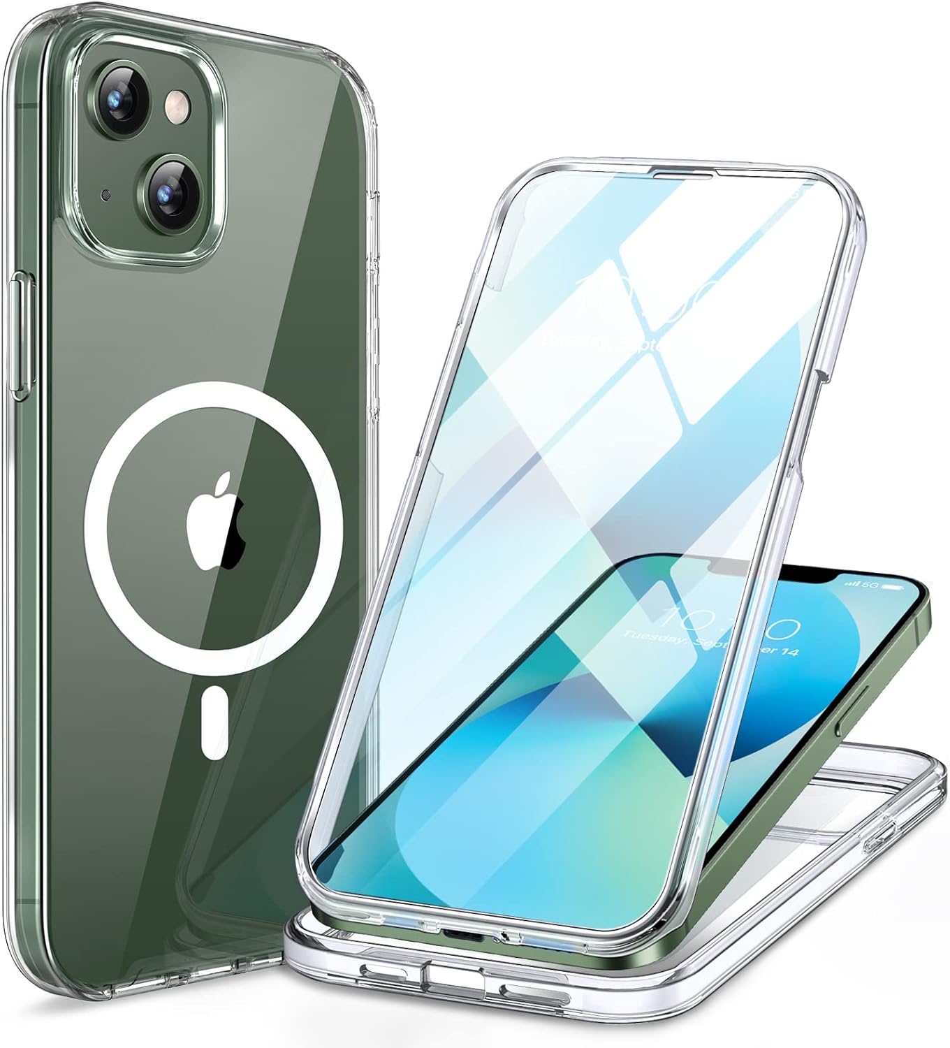Miracase Glass Series iPhone 11 Rugged Case 6.1 9H Purple