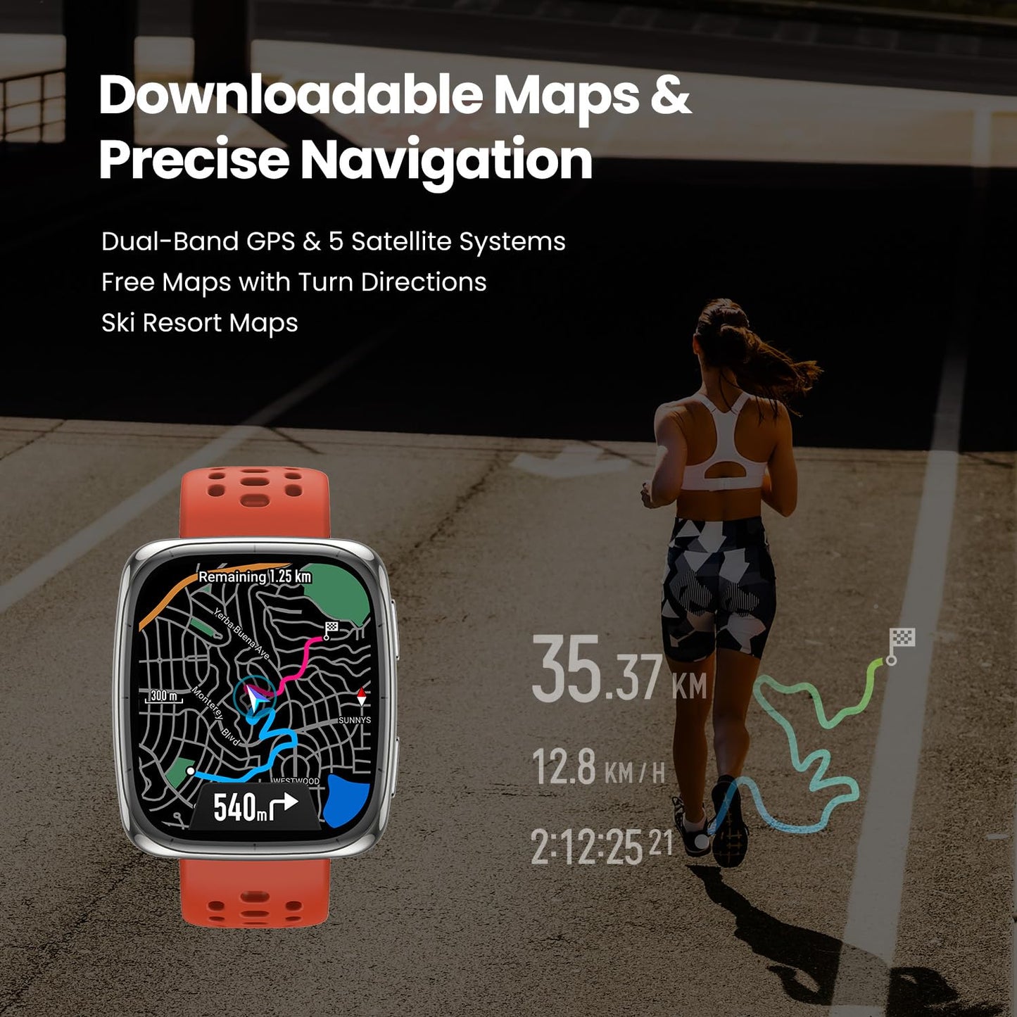 Amazfit Active 2 Smartwatch Fitness Tracker Long Battery