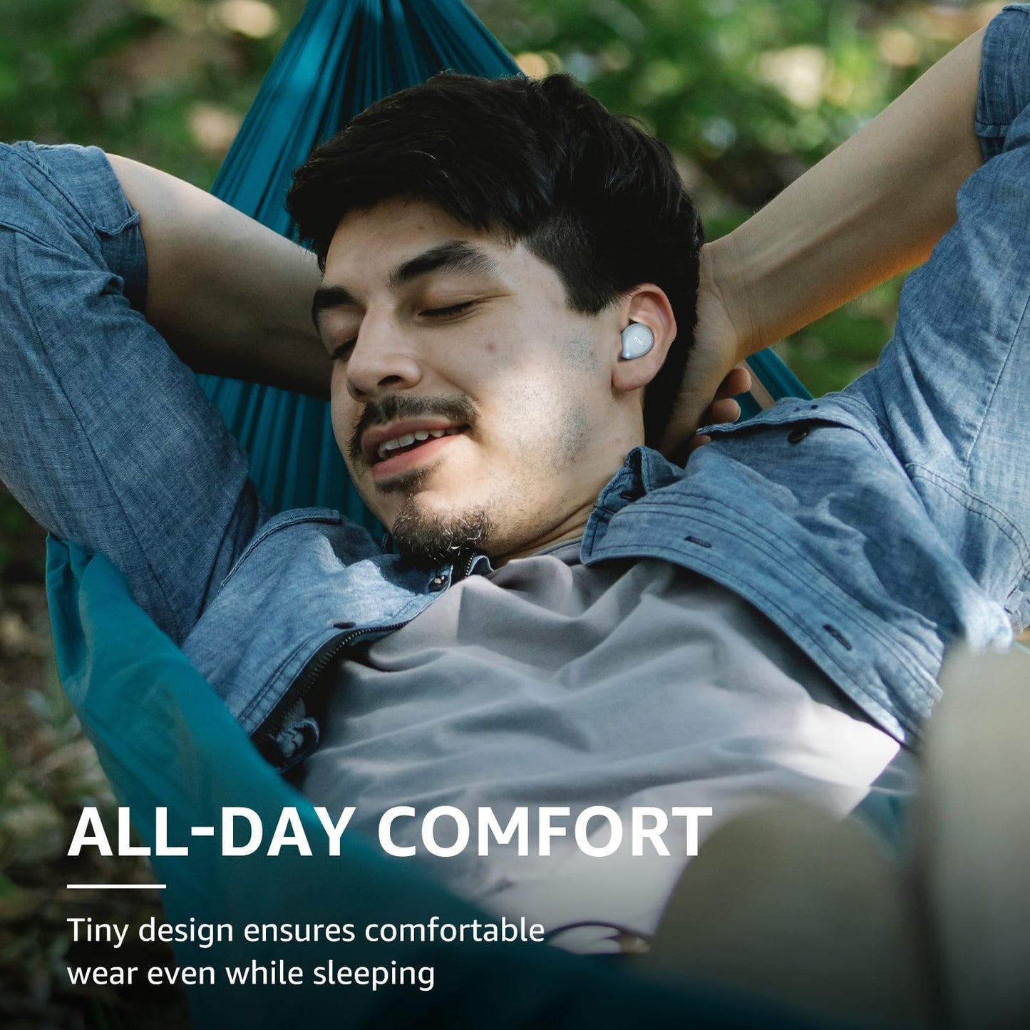 TOZO A1 Wireless Earbuds Bluetooth 5.3 Light Weight in Ear IPX5 Waterproof Headphones 2 Mic for AI Calls, Immersive Premium Sound Bass Headset with Charging Case, 32 Presets EQ Customization via App