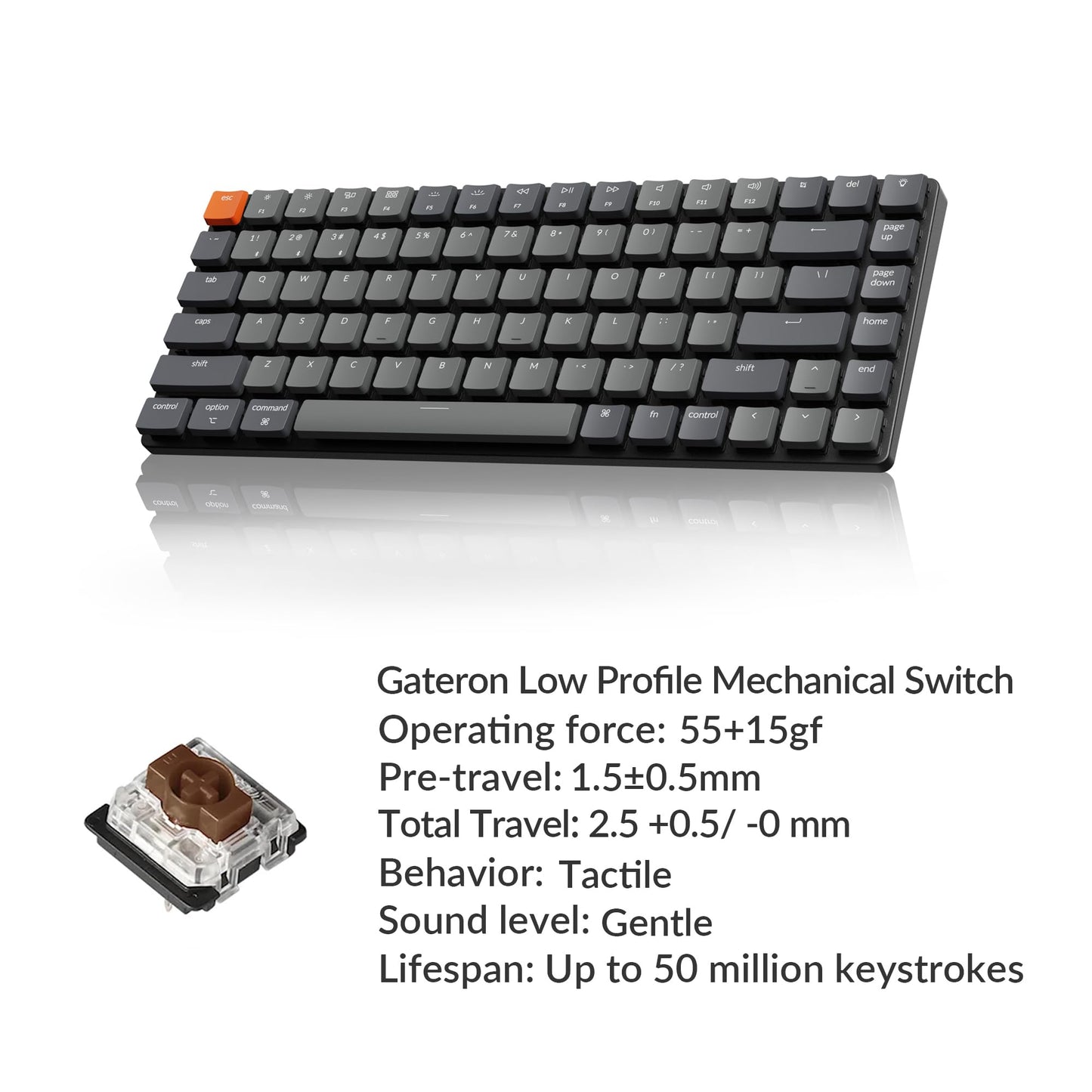 Keychron K3 Ultra Slim Wireless Mechanical Keyboard