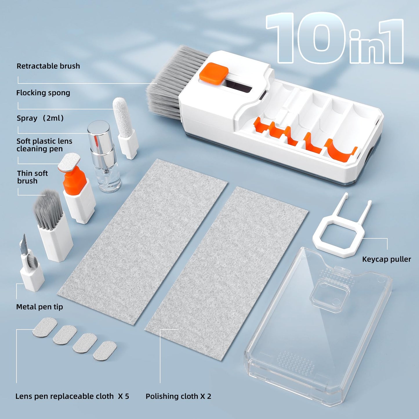 All In One Keyboard Cleaning Kit 10 In 1 Screen Cleaner