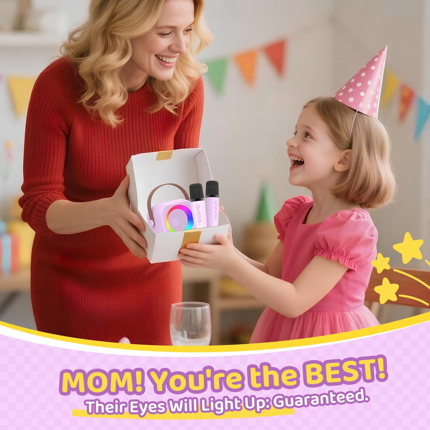 Karaoke Machine For Kids All In One Microphone Toys Gift