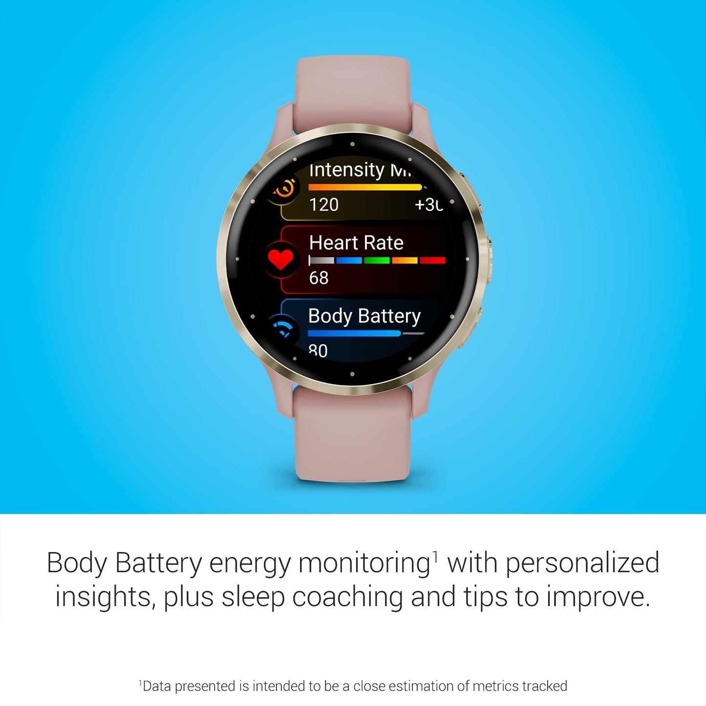 Garmin Venu 3S Smartwatch AMOLED Display Long Battery Life