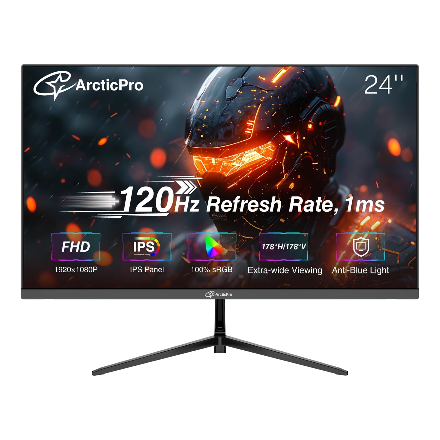 22 Inch Full HD Monitor 100Hz Frameless VESA Low Blue Mode