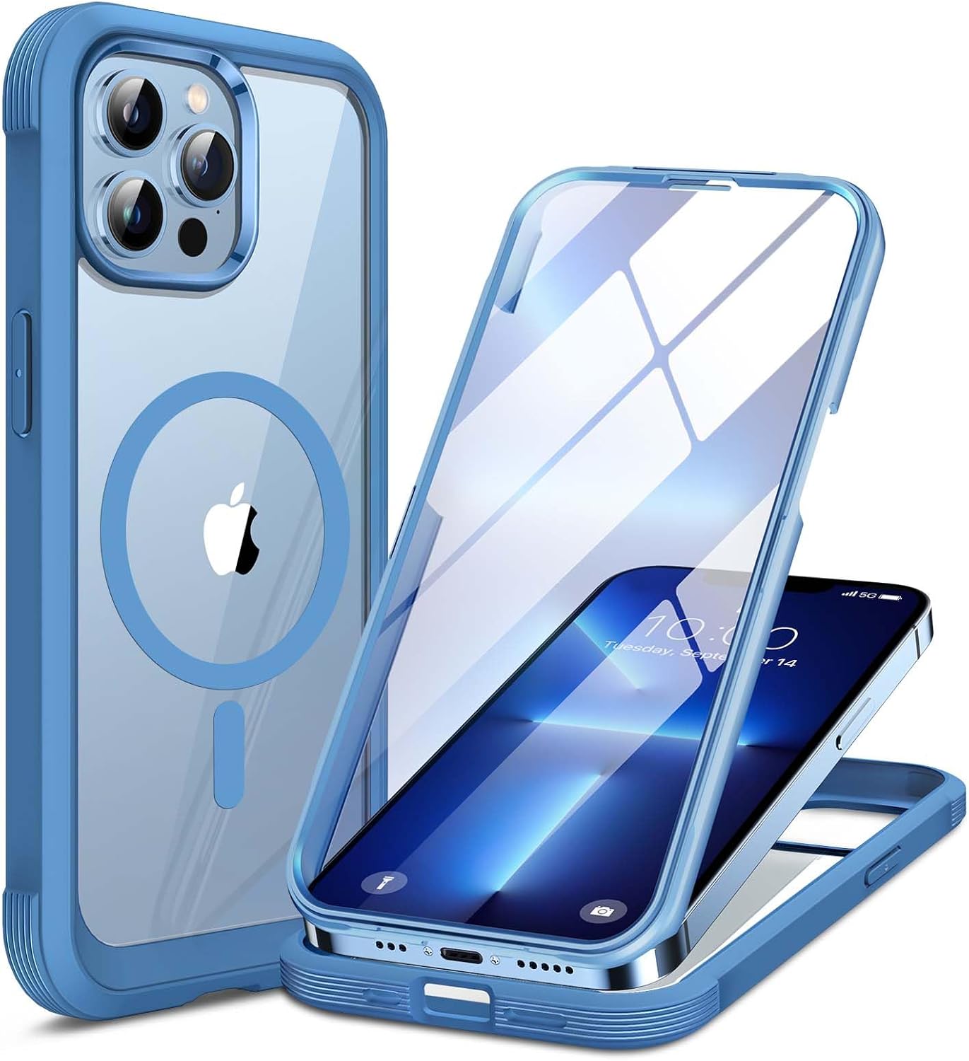 Miracase Glass Series iPhone 11 Rugged Case 6.1 9H Purple