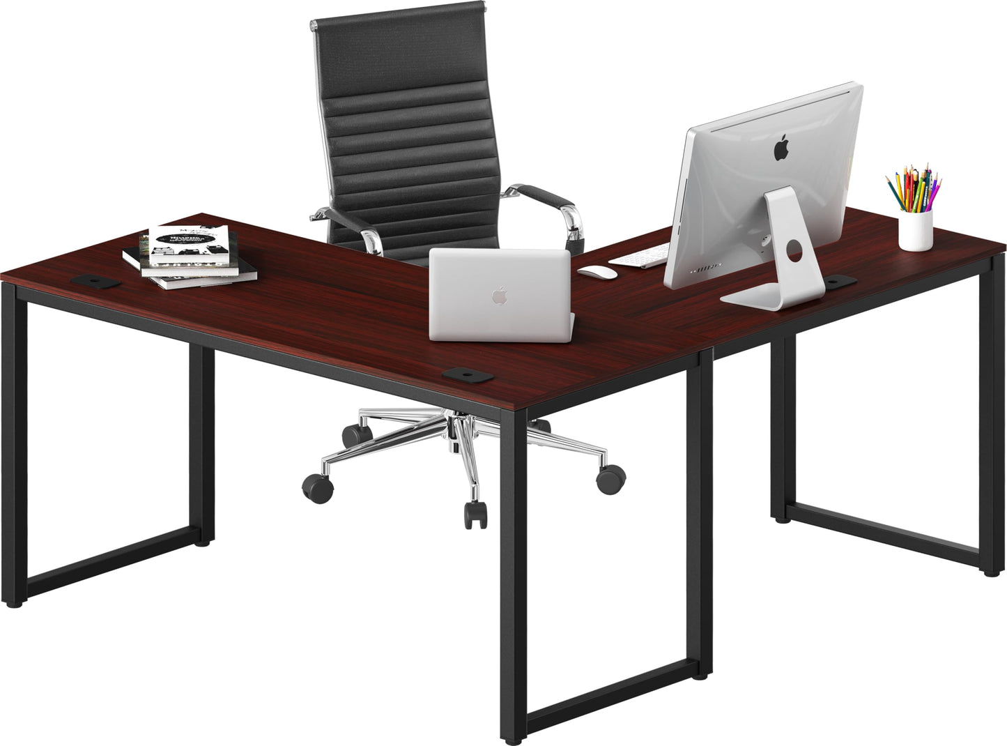 Commercial-Grade L-Shape Corner Desk for Efficient Workspaces