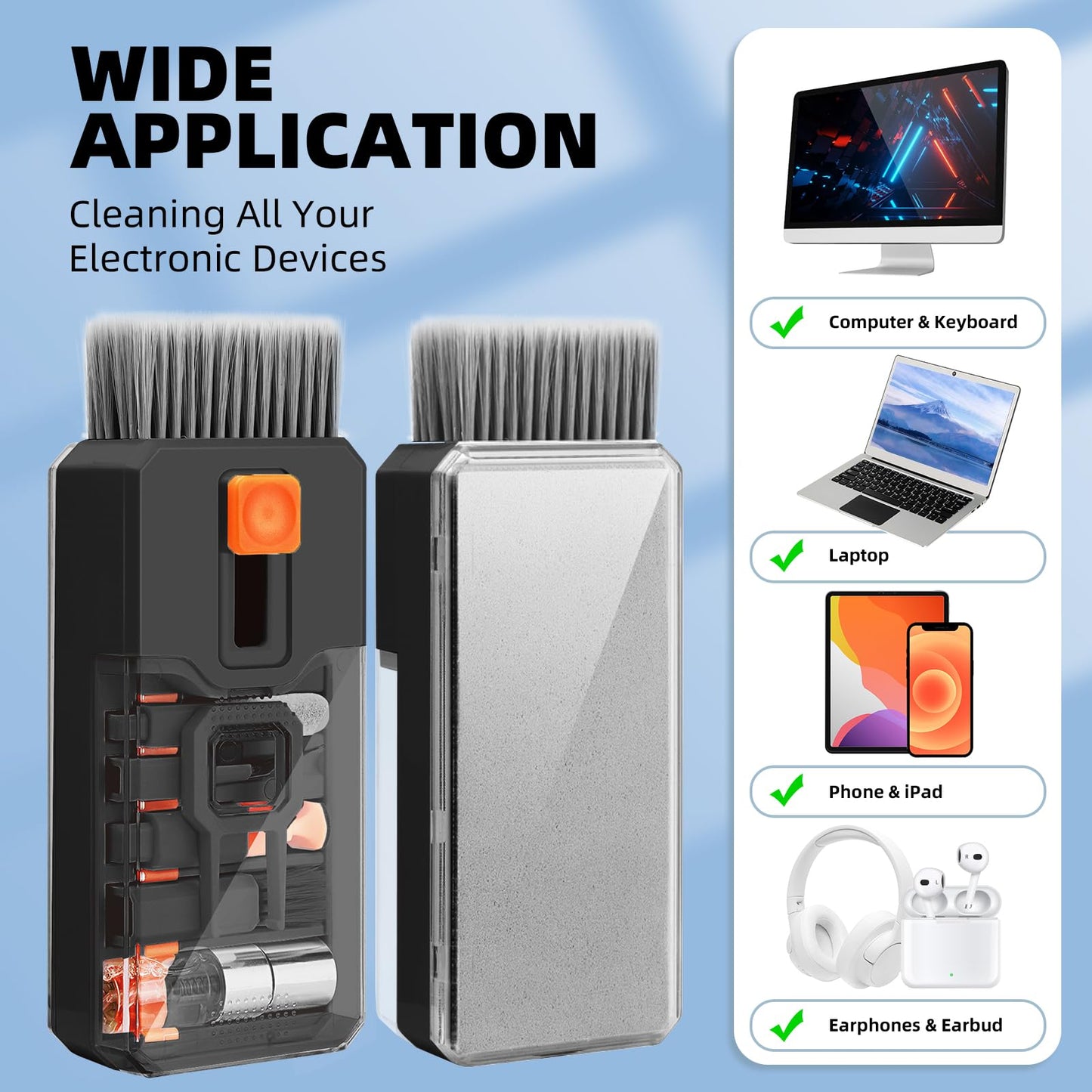All In One Keyboard Cleaning Kit 10 In 1 Screen Cleaner