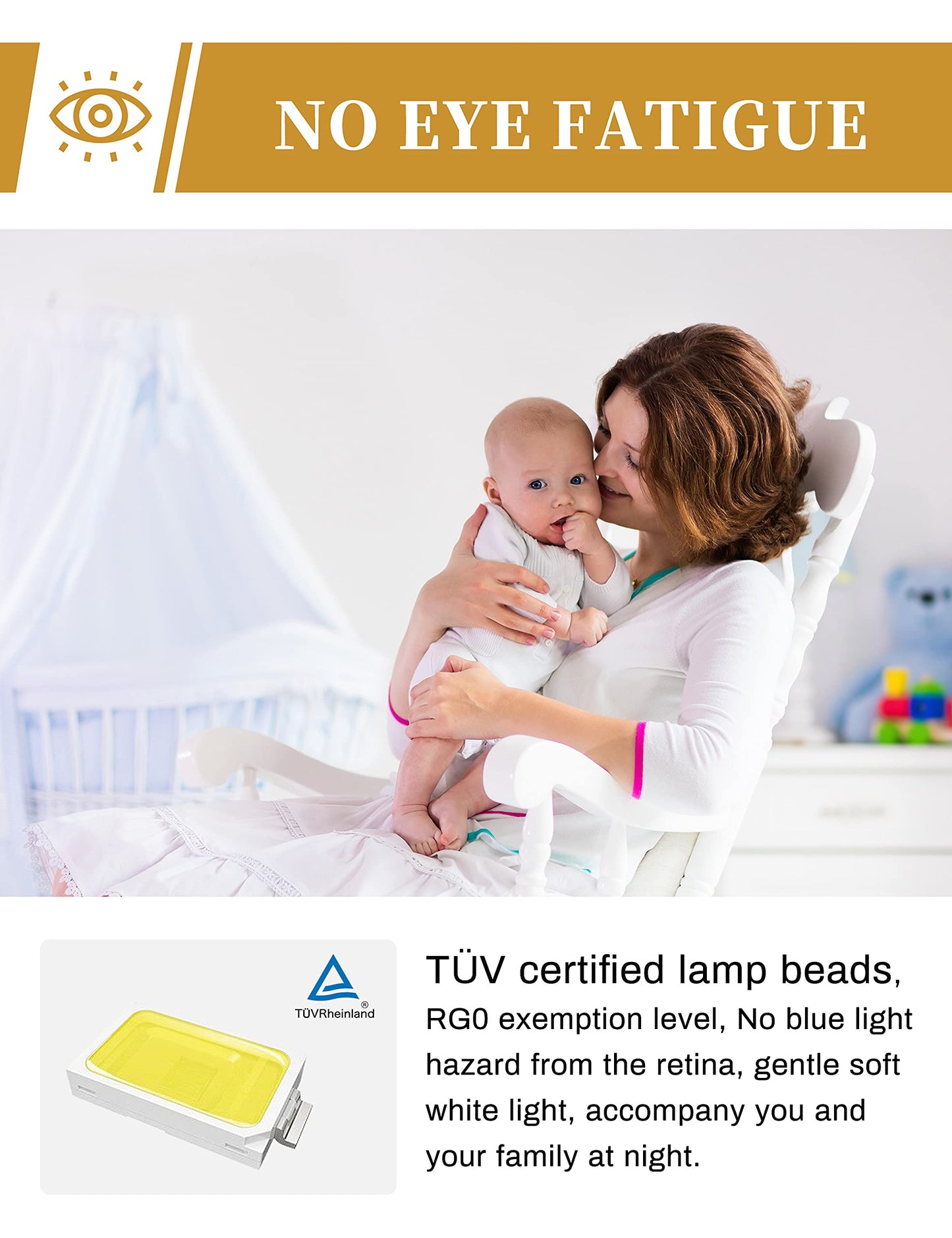 DORESshop LED Night Light 2 Pack Dusk to Dawn Dimmable