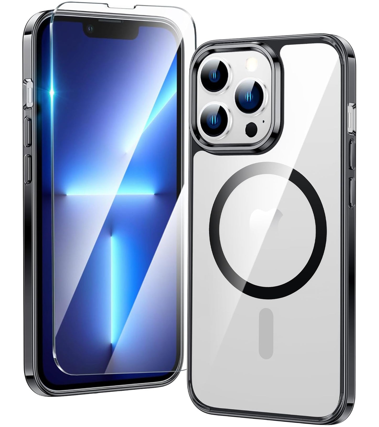 FNTCASE Clear Case For iPhone 17 Pro Max Screen Protector