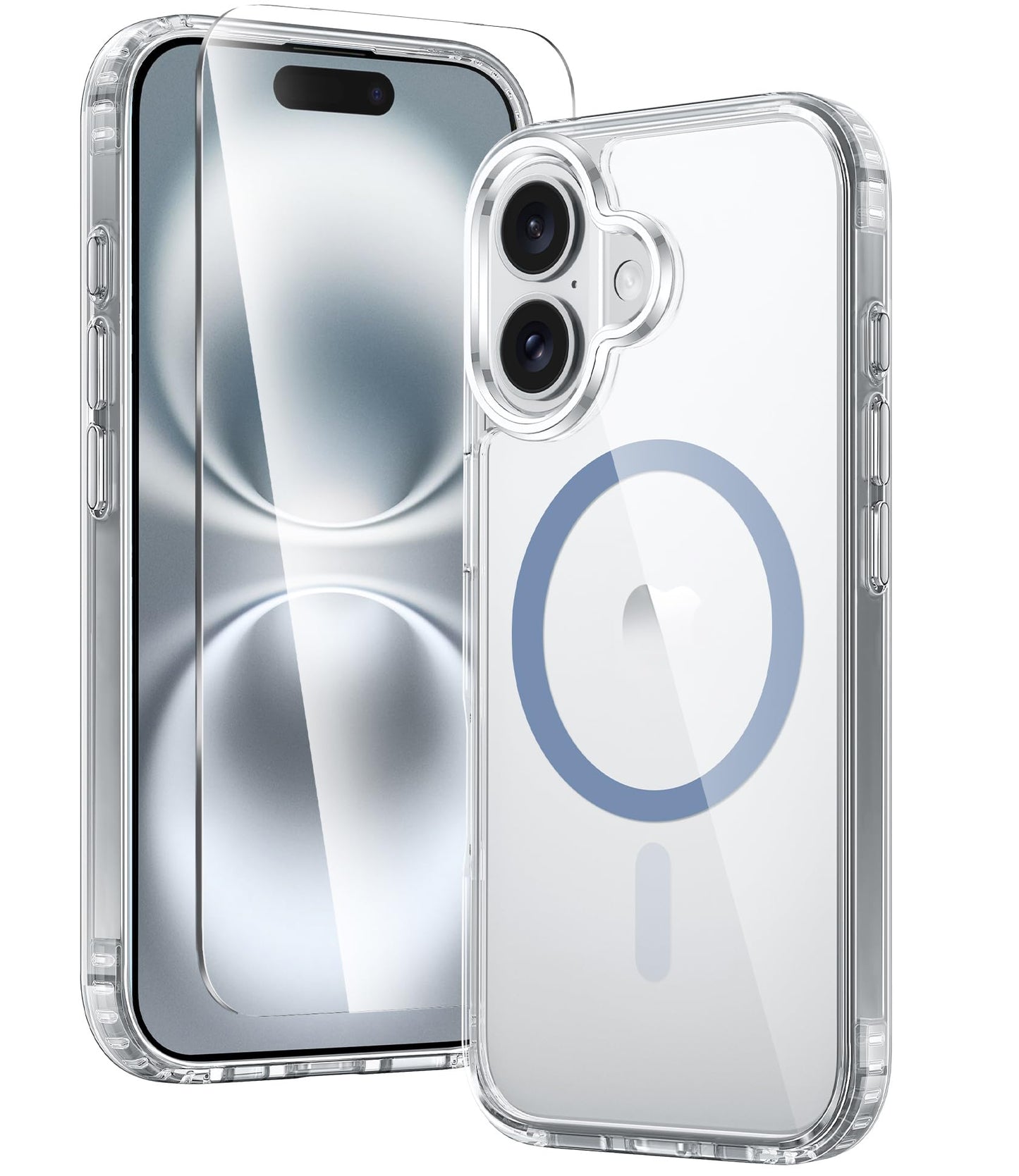 FNTCASE Clear Case For iPhone 17 Pro Max Screen Protector
