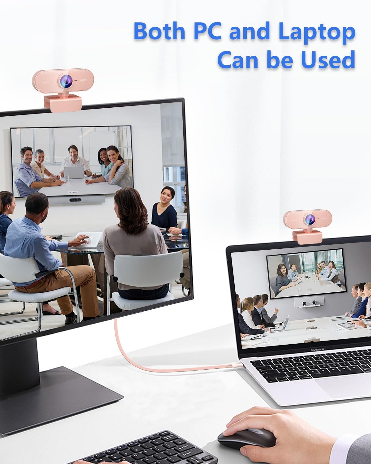 1080P HD Webcam with Microphone for PC Mac Laptops YouTube