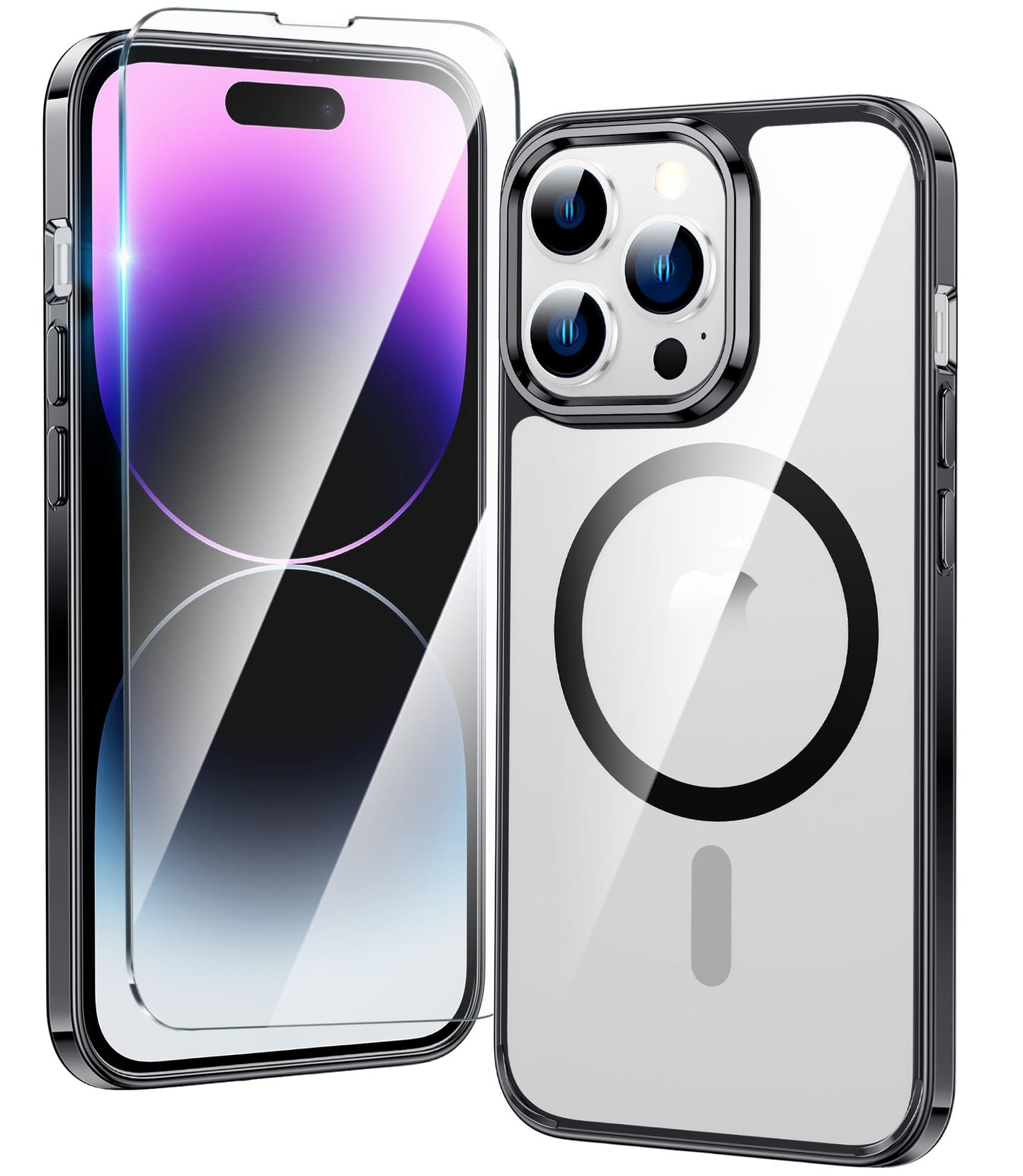FNTCASE Clear Case For iPhone 17 Pro Max Screen Protector