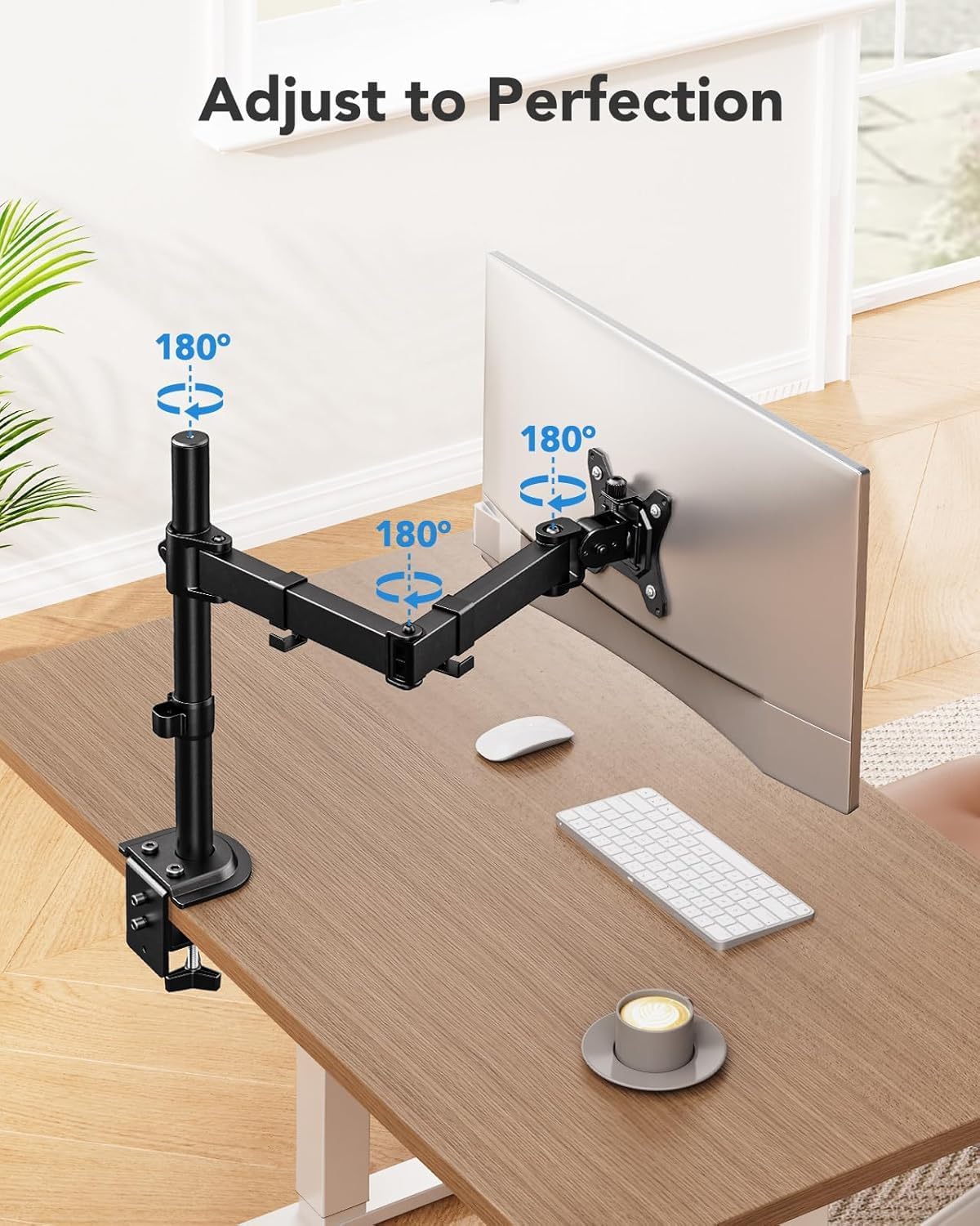 Huanuo Monitor Mount for 13 to 32 Inch Monitors VESA 100x100