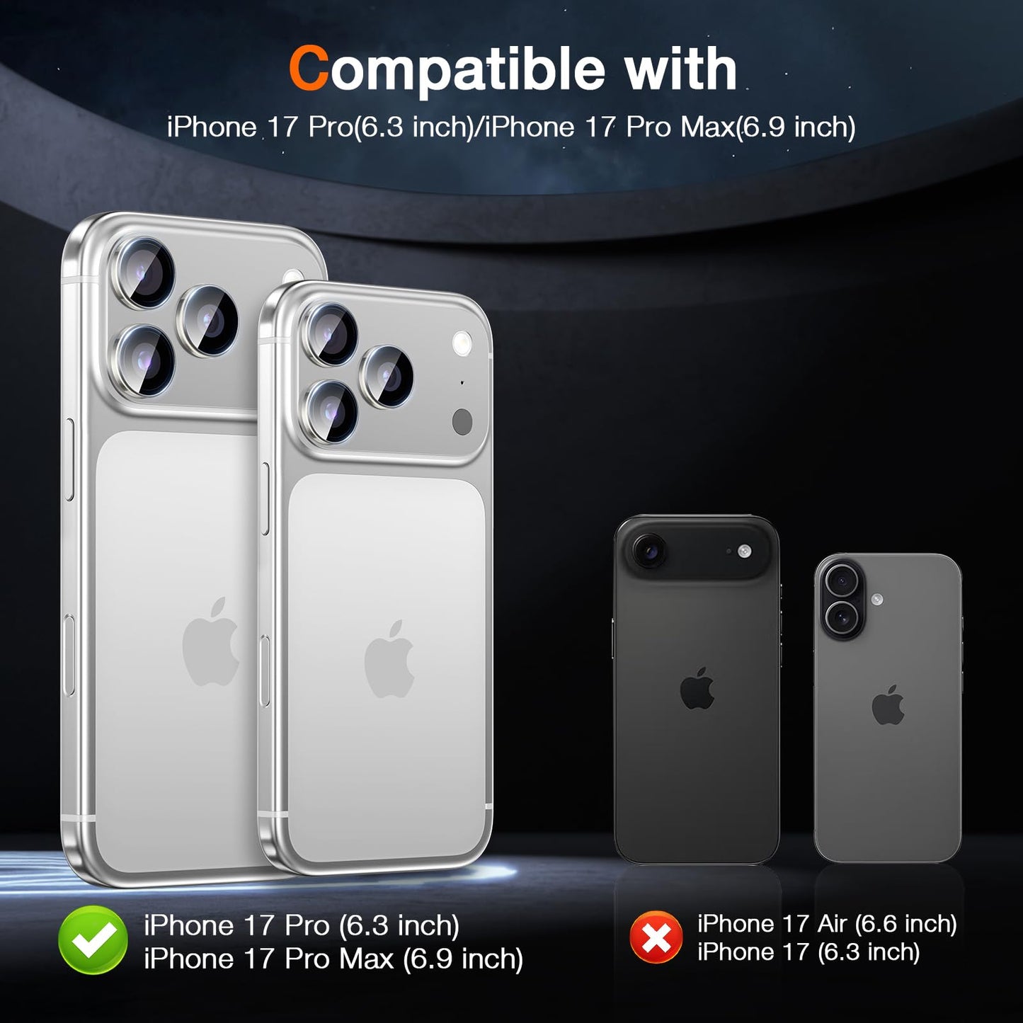 LK 2 Tempered Glass Screen Protector For iPhone 17 Pro Max