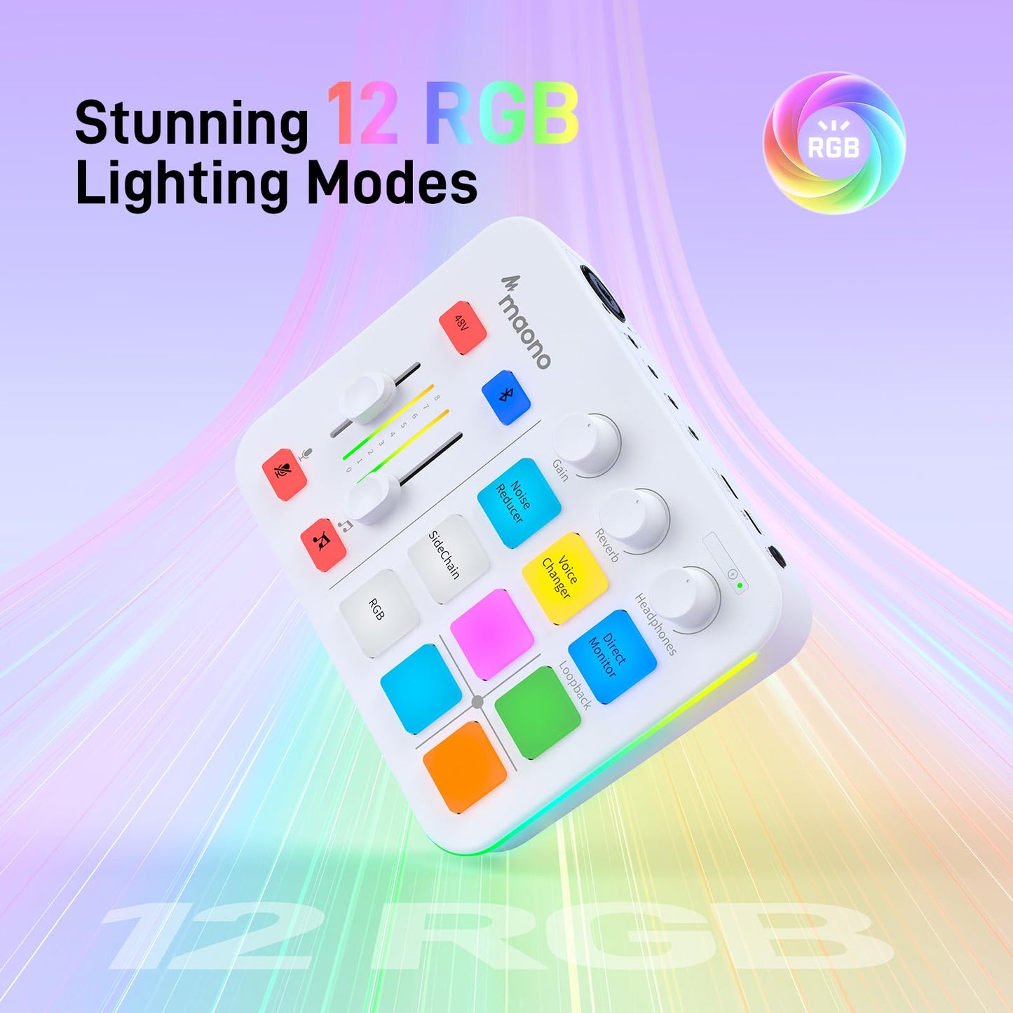 MaonoCaster G1 NEO Gaming Audio Mixer With Pro Preamp RGB