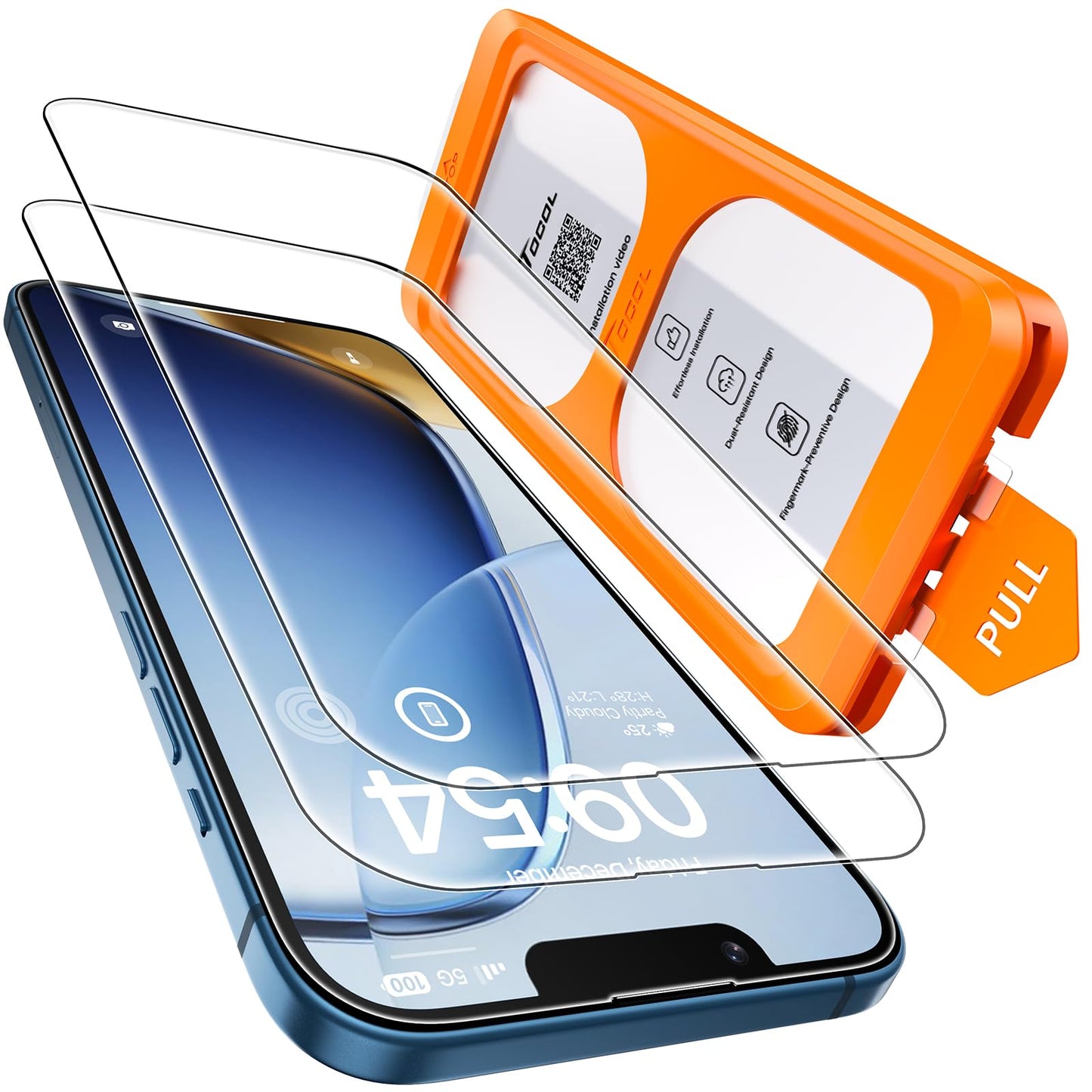 TOCOL iPhone 17 Pro Max Screen Protector 6.9 Inch Glass
