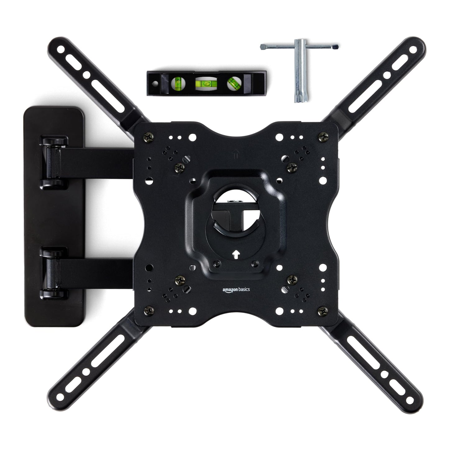 Amazon Basics Full Motion Wall Mount for 26 to 55 TVs Black