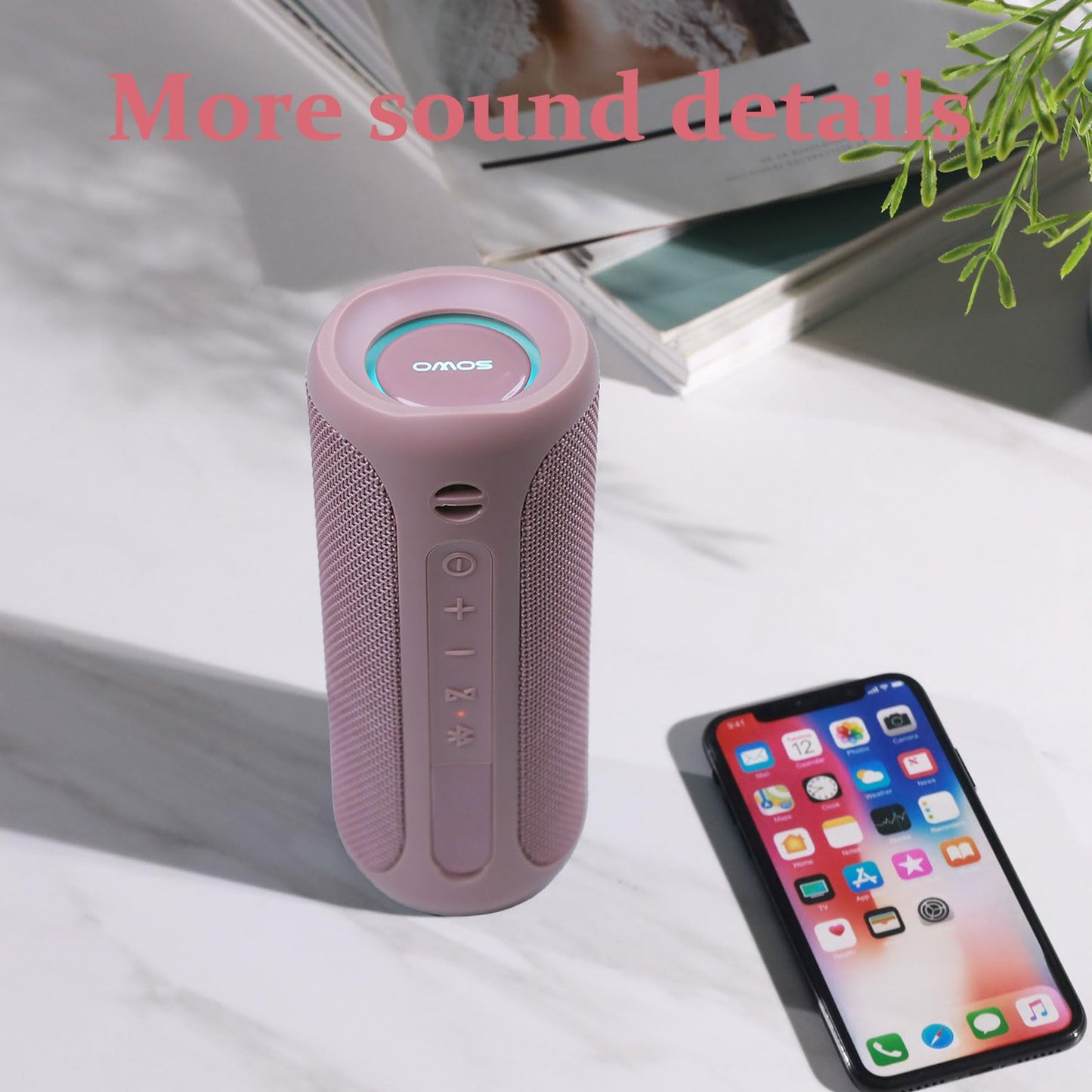 Wireless Portable Speaker IPX7 Waterproof 25W Stereo Sound
