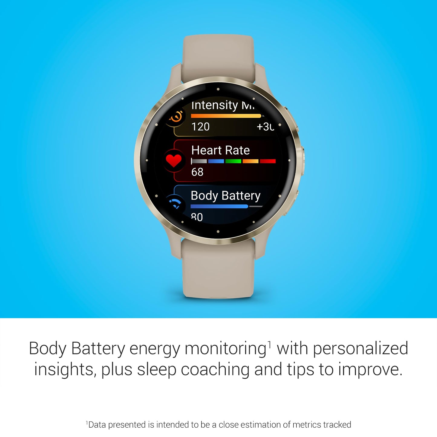 Garmin Venu 3S Smartwatch AMOLED Display Long Battery Life