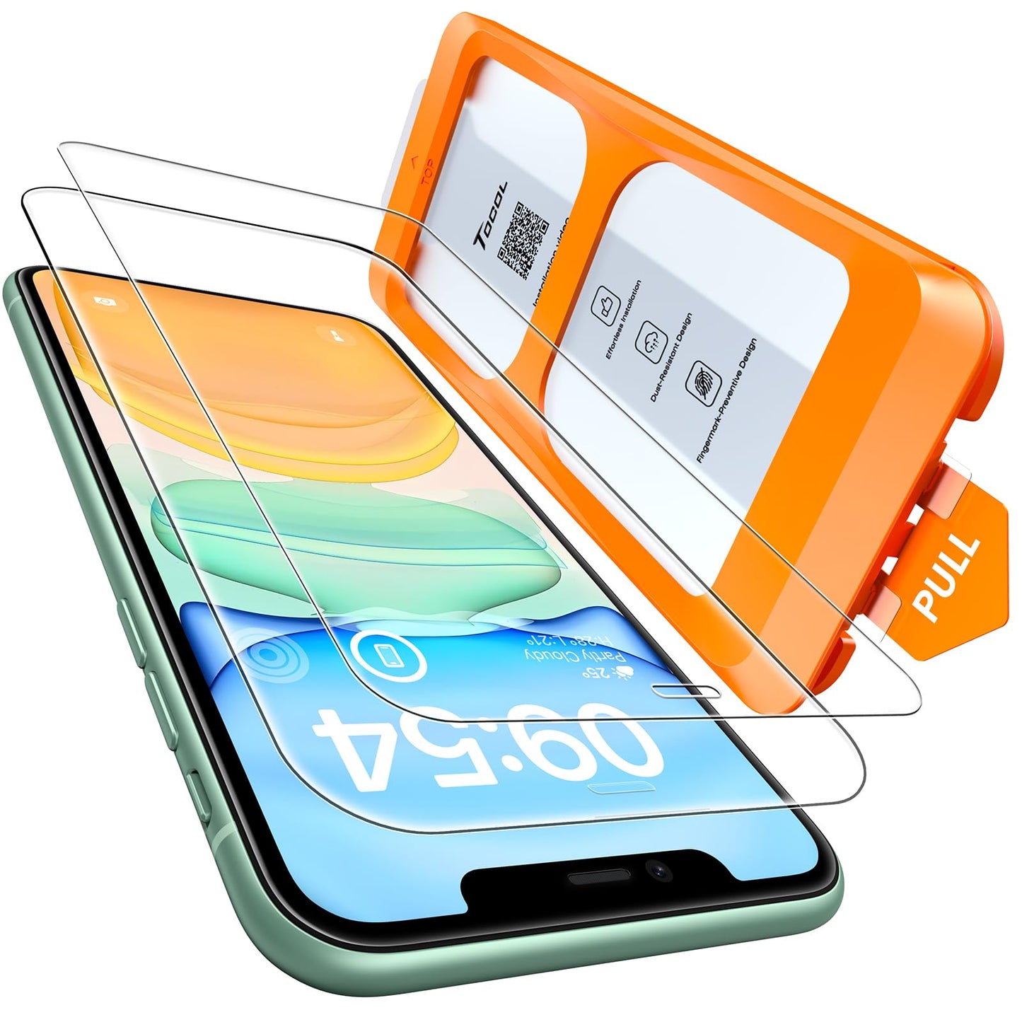TOCOL iPhone 17 Pro Max Screen Protector 6.9 Inch Glass
