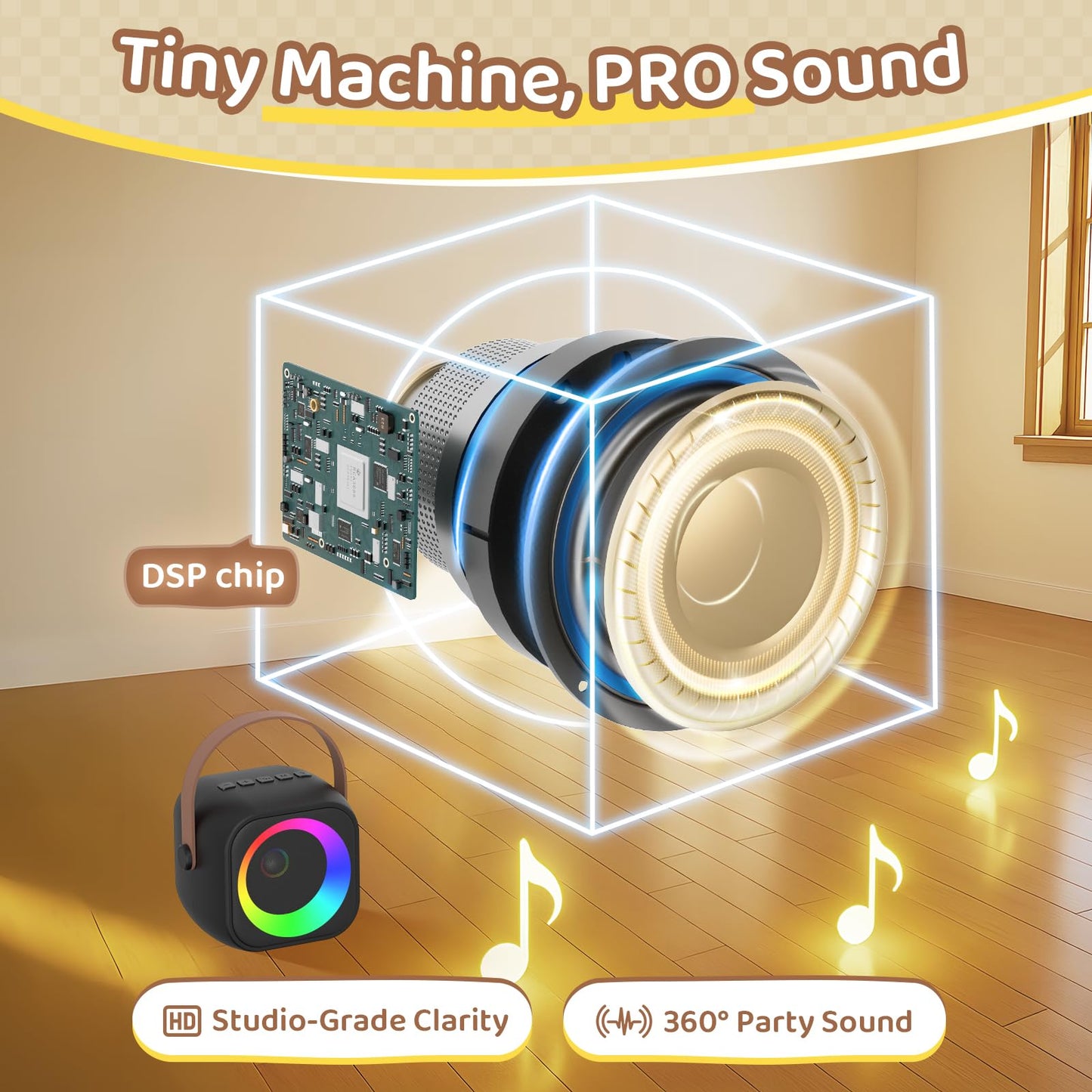 Karaoke Machine For Kids All In One Microphone Toys Gift