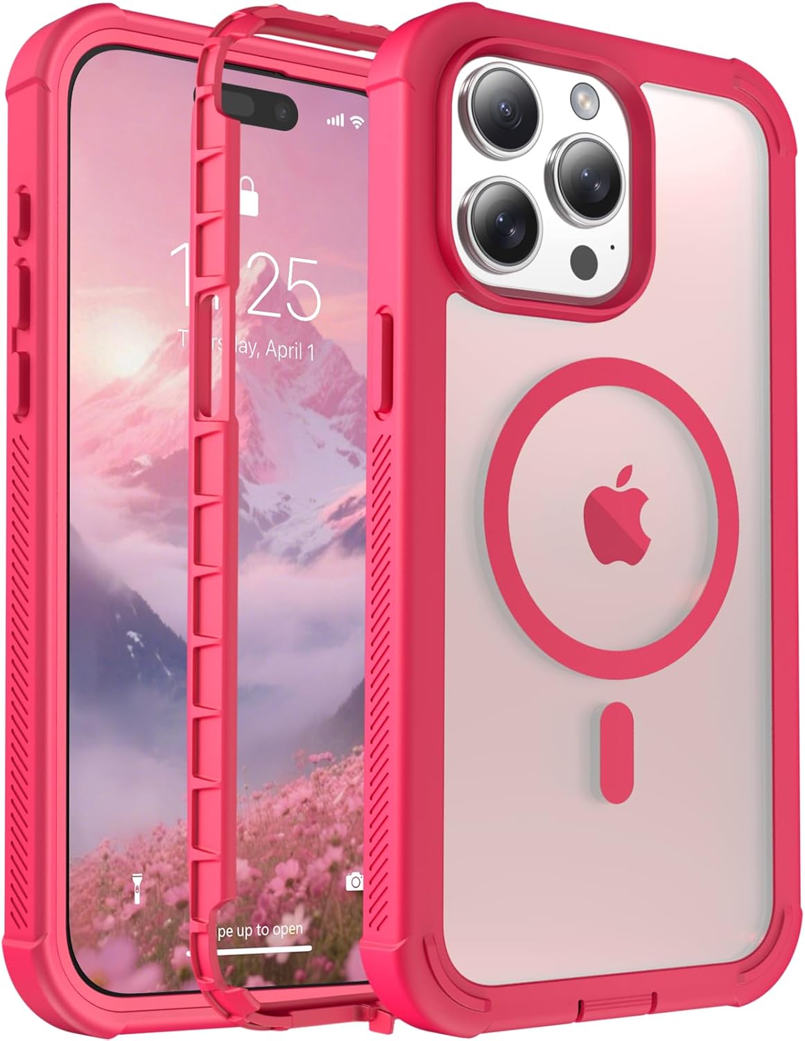 Rose 6.5 Inch iPhone Air MagSafe Case Heavy Duty Shield