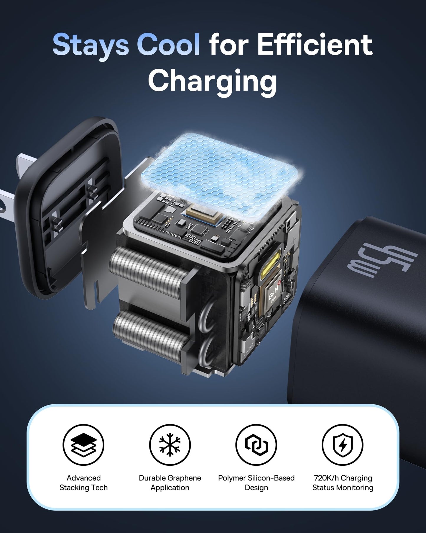 Baseus 45W USB C Fast Charger Block 2 Pack