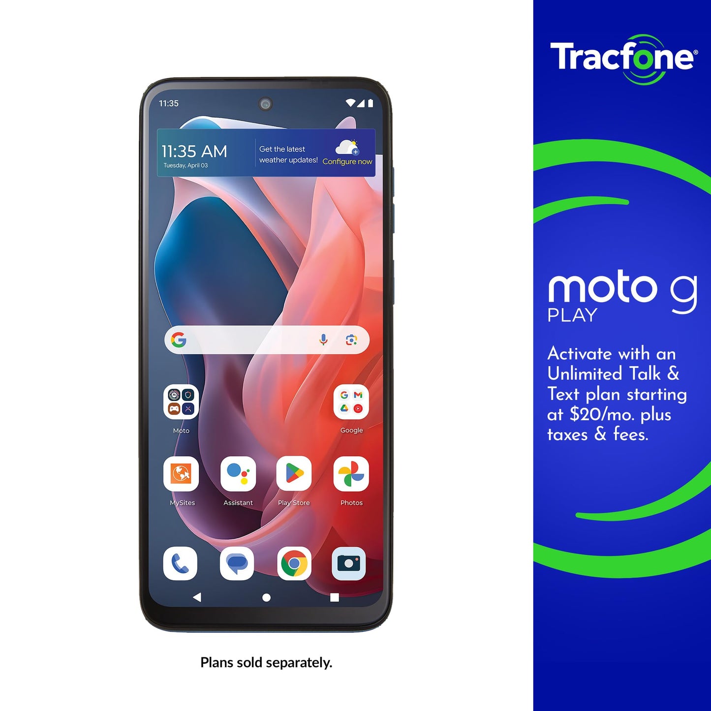TracFone Moto G Play 2023 Prepaid Smartphone Deal Plus