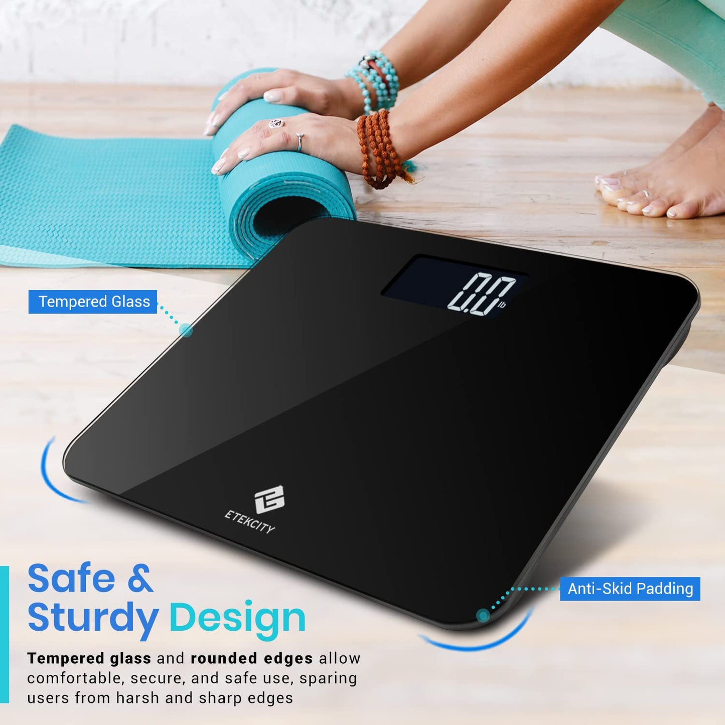 Smart Body Weight Scale with Accurate BMI Tracking