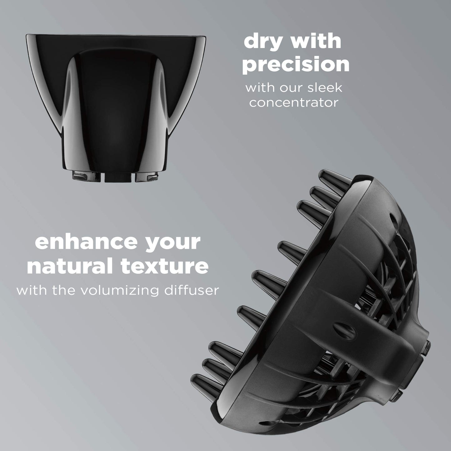 InfinitiPRO Hair Dryer with Diffuser for Frizz Free Curls