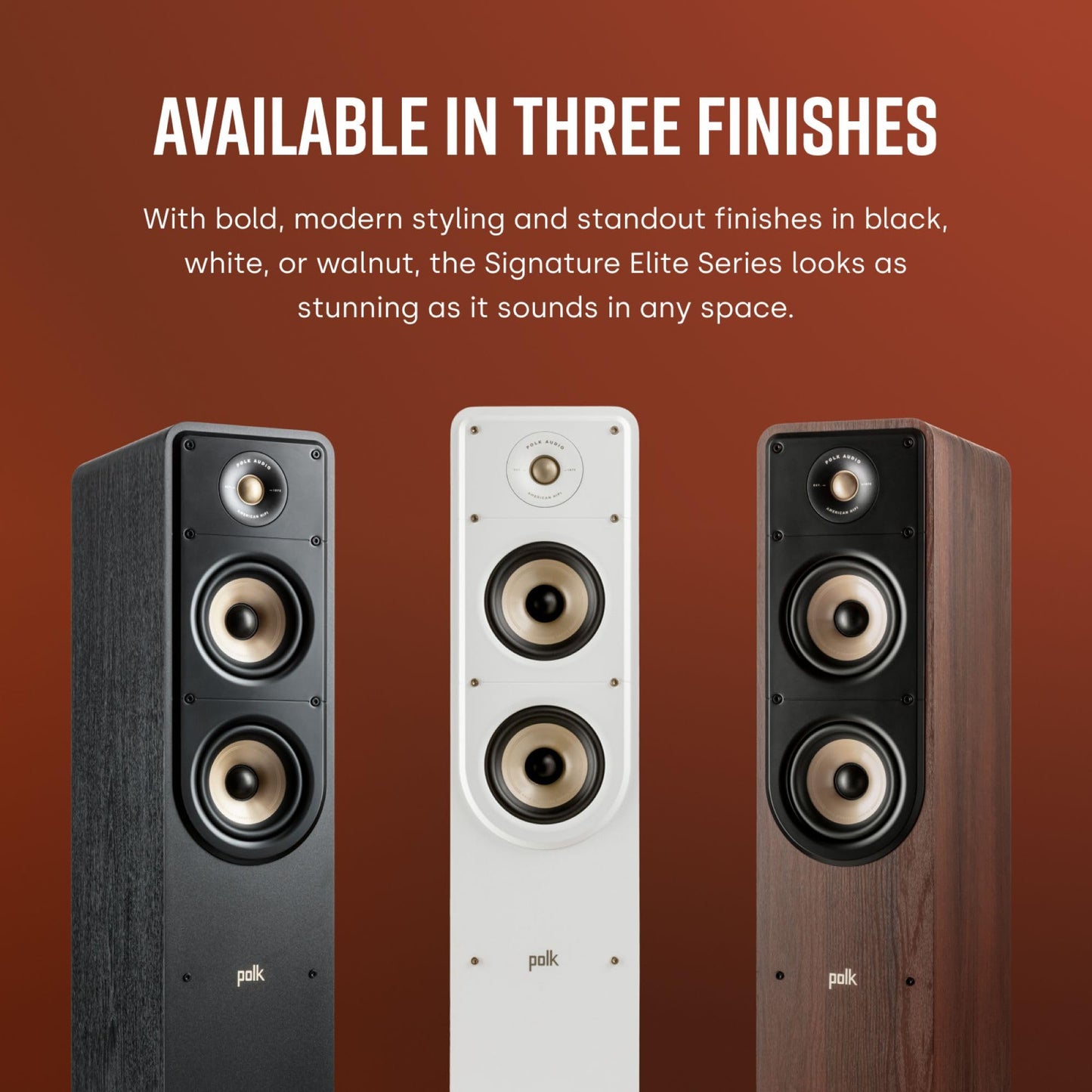 Polk Signature Elite ES50 Tower Speaker For High-Resolution Sound