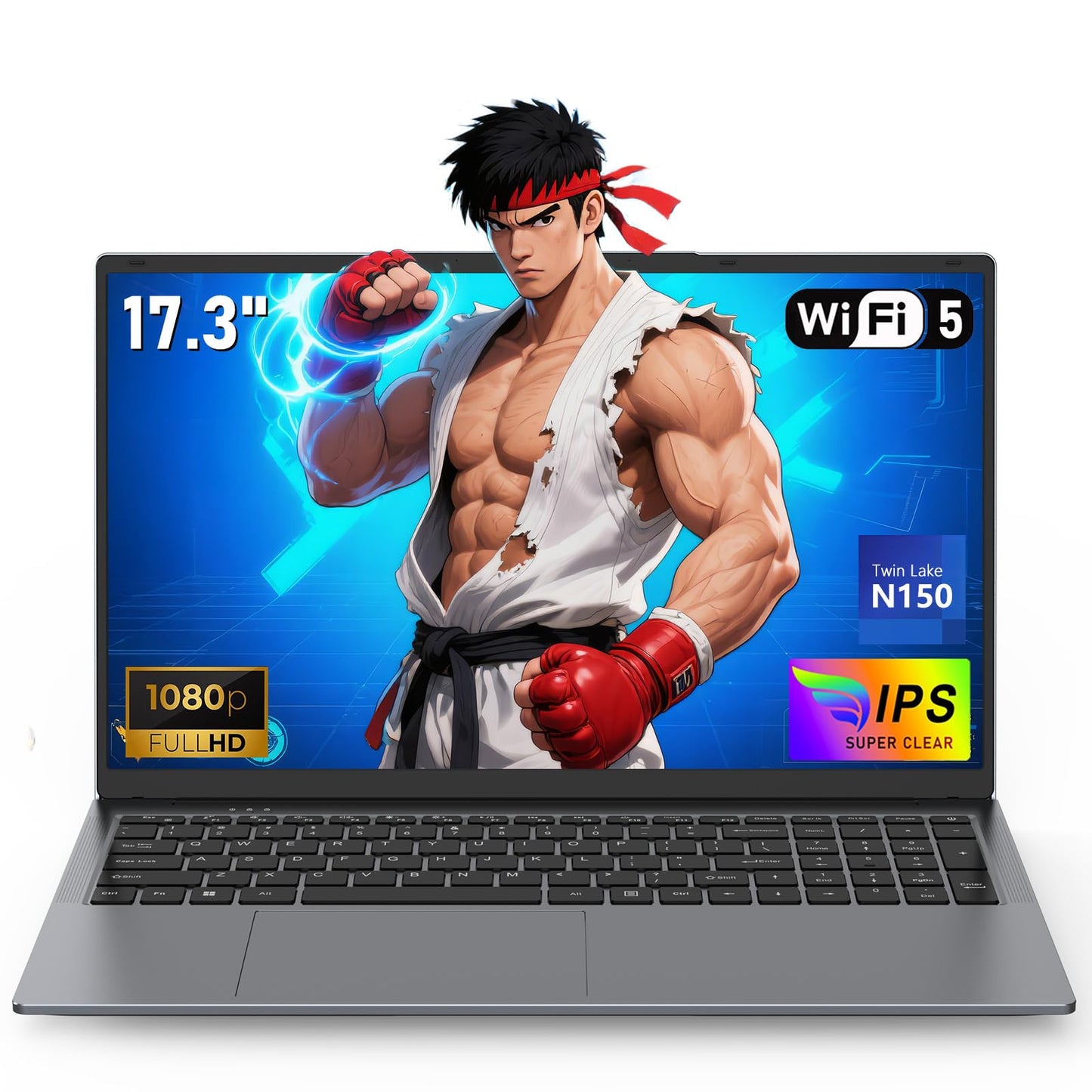 2025 17.3 Inch Gaming Laptop N150 3.6GHz 16GB RAM 1TB SSD