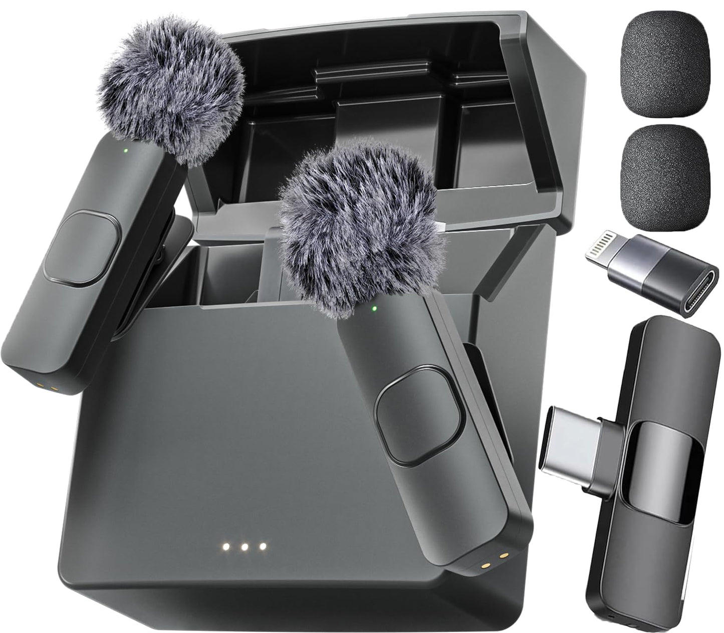 Mini Mic Pro Wireless Microphone For iPhone Android USBC