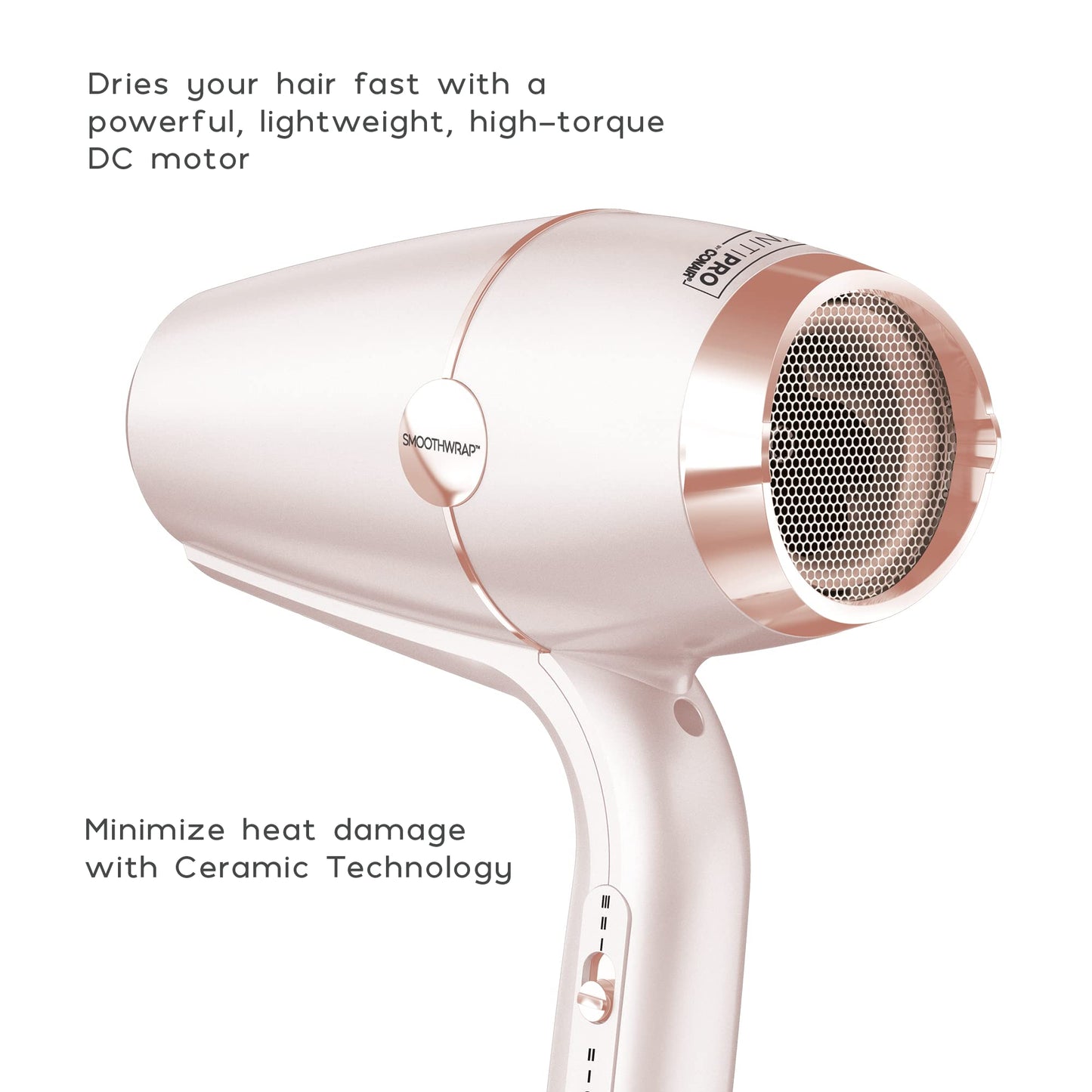 InfinitiPro SmoothWrap Hair Dryer for Frizz-Free Volume