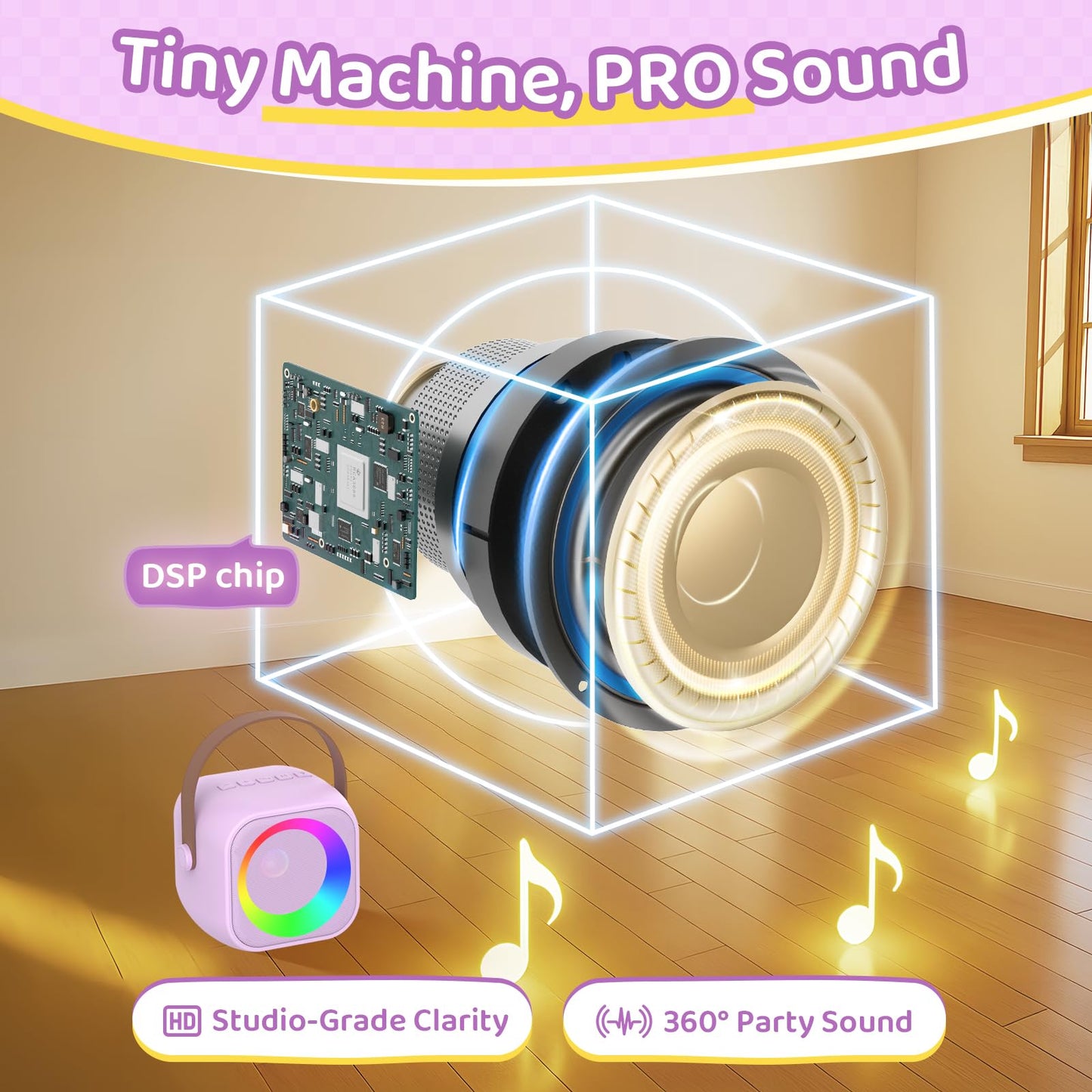 Karaoke Machine For Kids All In One Microphone Toys Gift