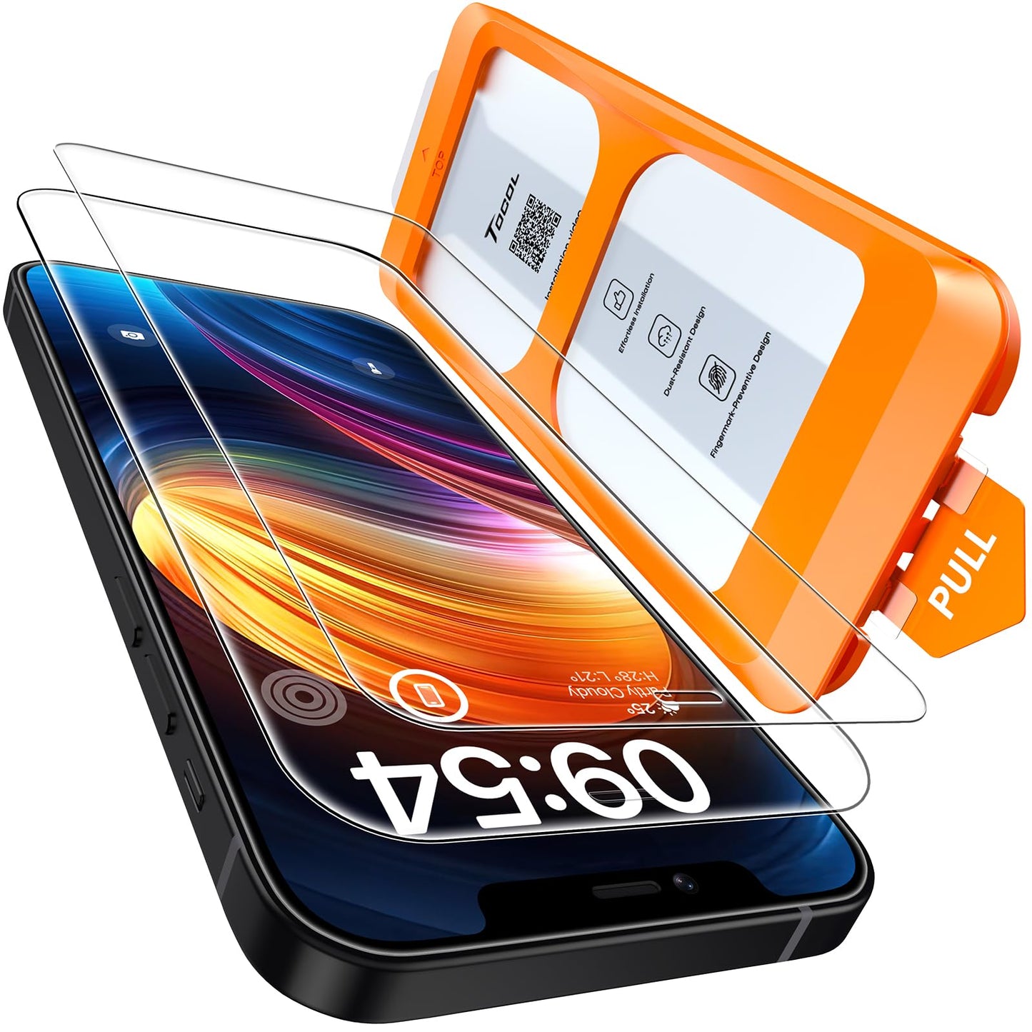 TOCOL iPhone 17 Pro Max Screen Protector 6.9 Inch Glass