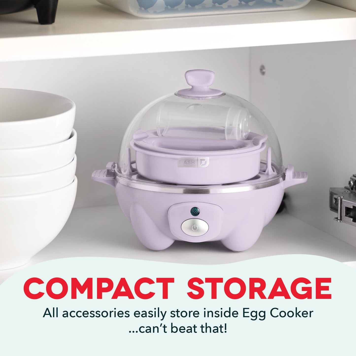Dash Rapid Egg Cooker 6 Egg Capacity Auto Shut Off Aqua