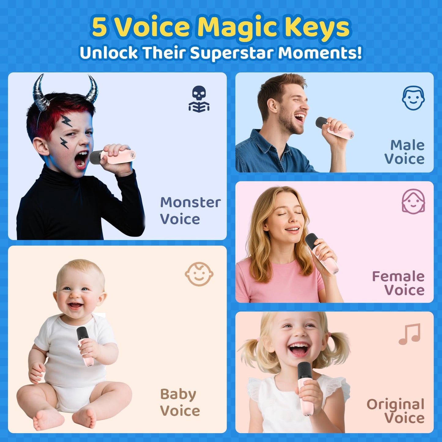 Karaoke Machine For Kids All In One Microphone Toys Gift