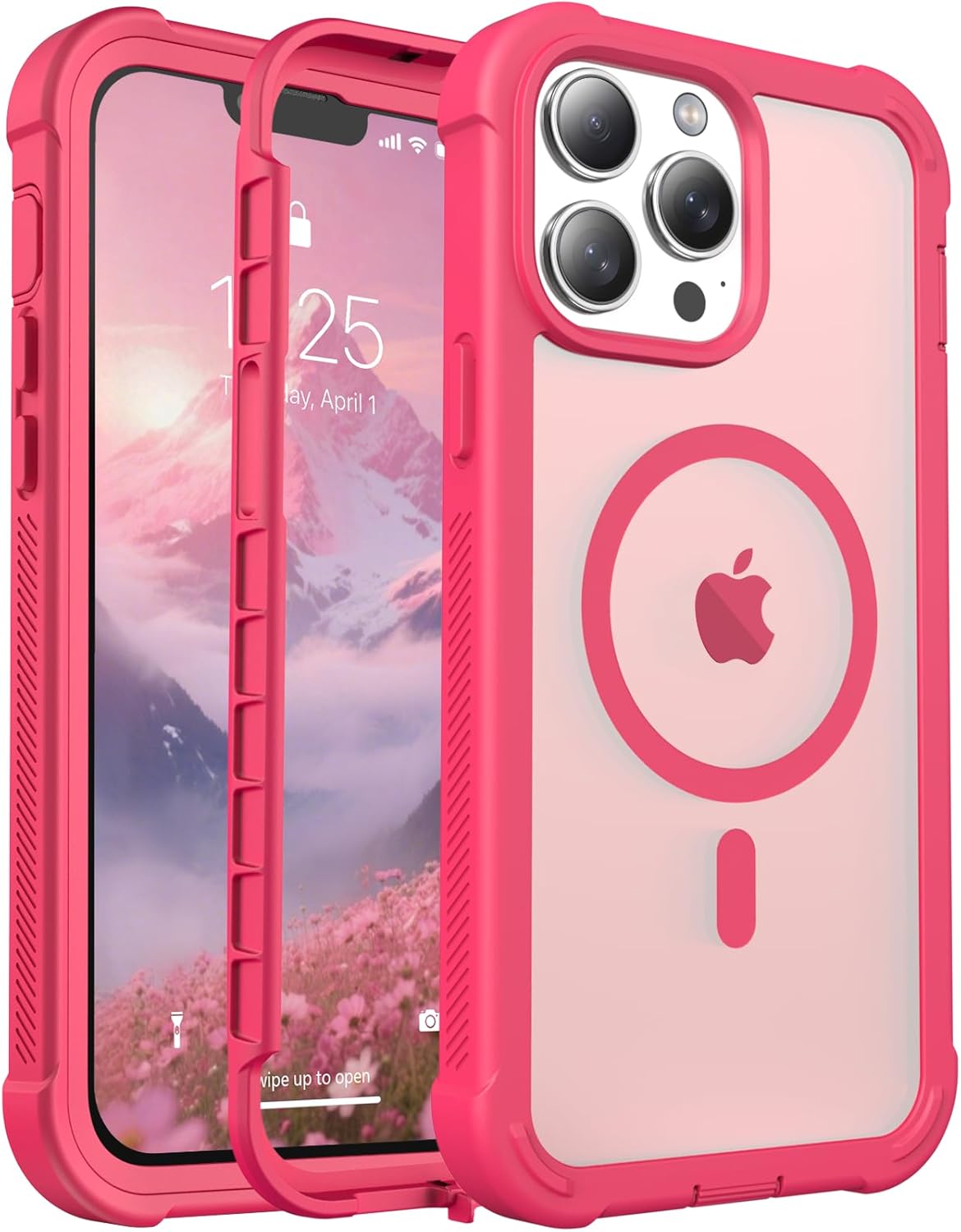 Rose 6.5 Inch iPhone Air MagSafe Case Heavy Duty Shield