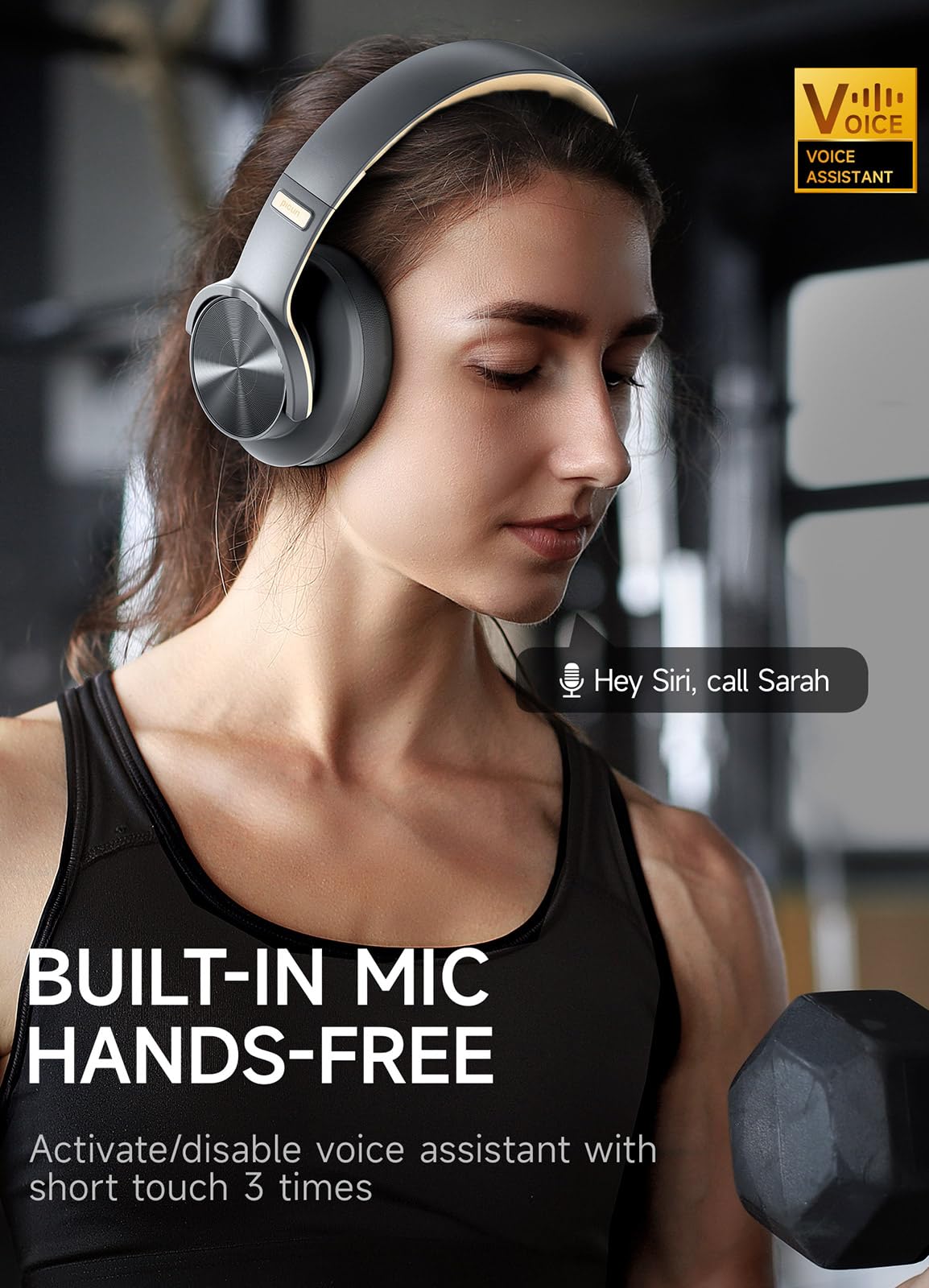 Picun B8 Bluetooth Headphones 120H Playtime With 3 EQ Modes