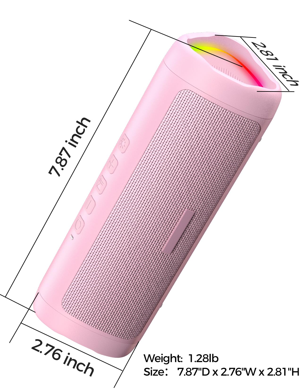Bluetooth Speaker TWS Pair IPX5 Waterproof Portable 20H