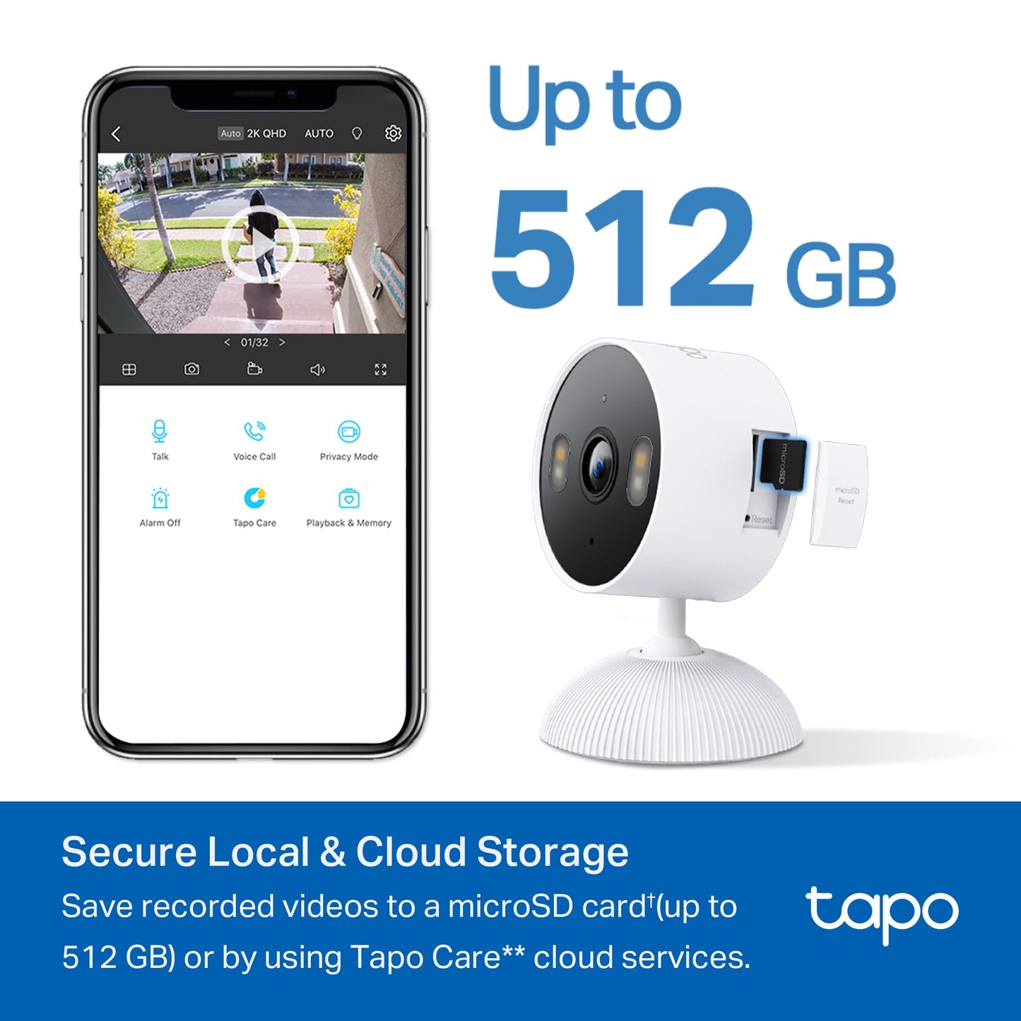 Tapo C100 1080P Indoor Security Camera with Night Vision