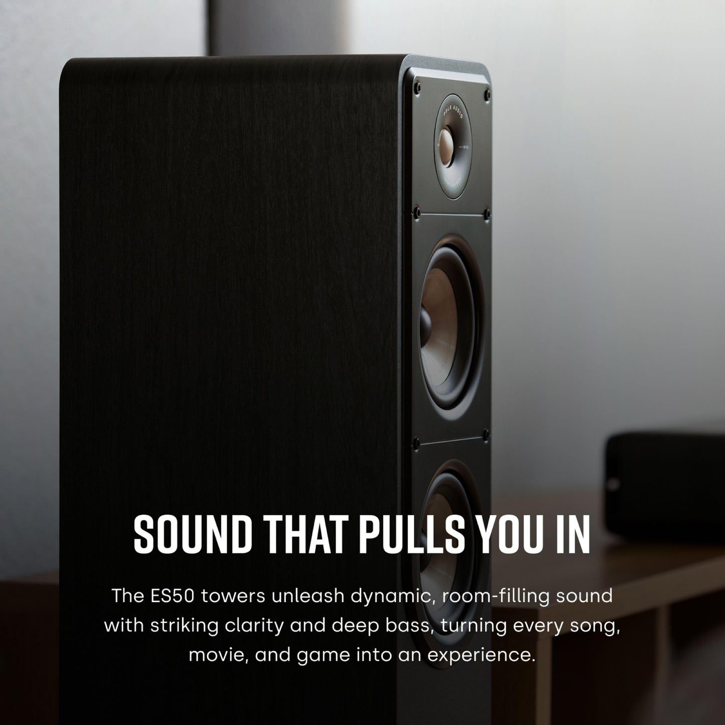 Polk Signature Elite ES50 Tower Speaker For High-Resolution Sound