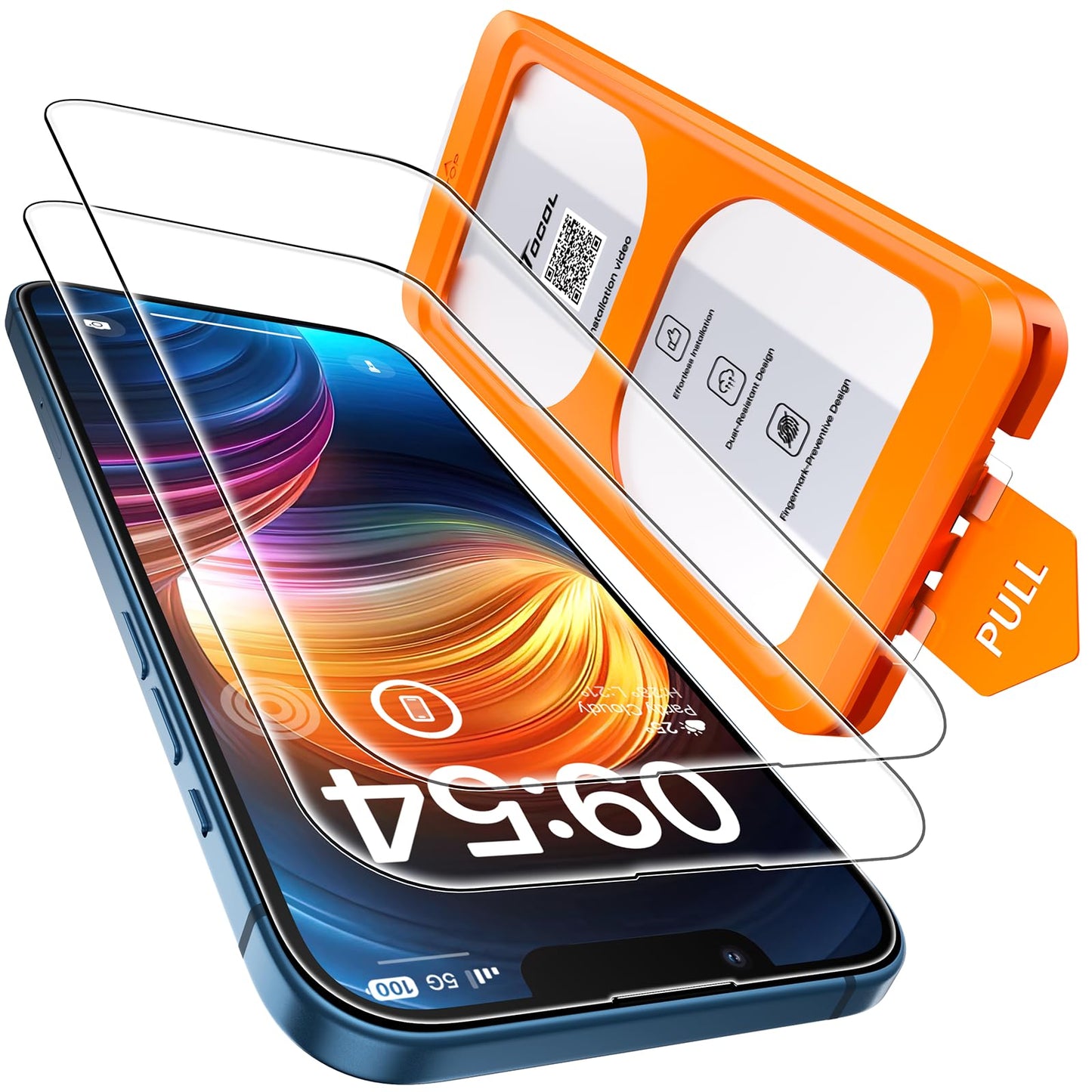 TOCOL iPhone 17 Pro Max Screen Protector 6.9 Inch Glass