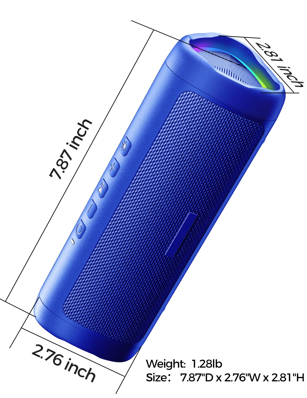 Bluetooth Speaker TWS Pair IPX5 Waterproof Portable 20H