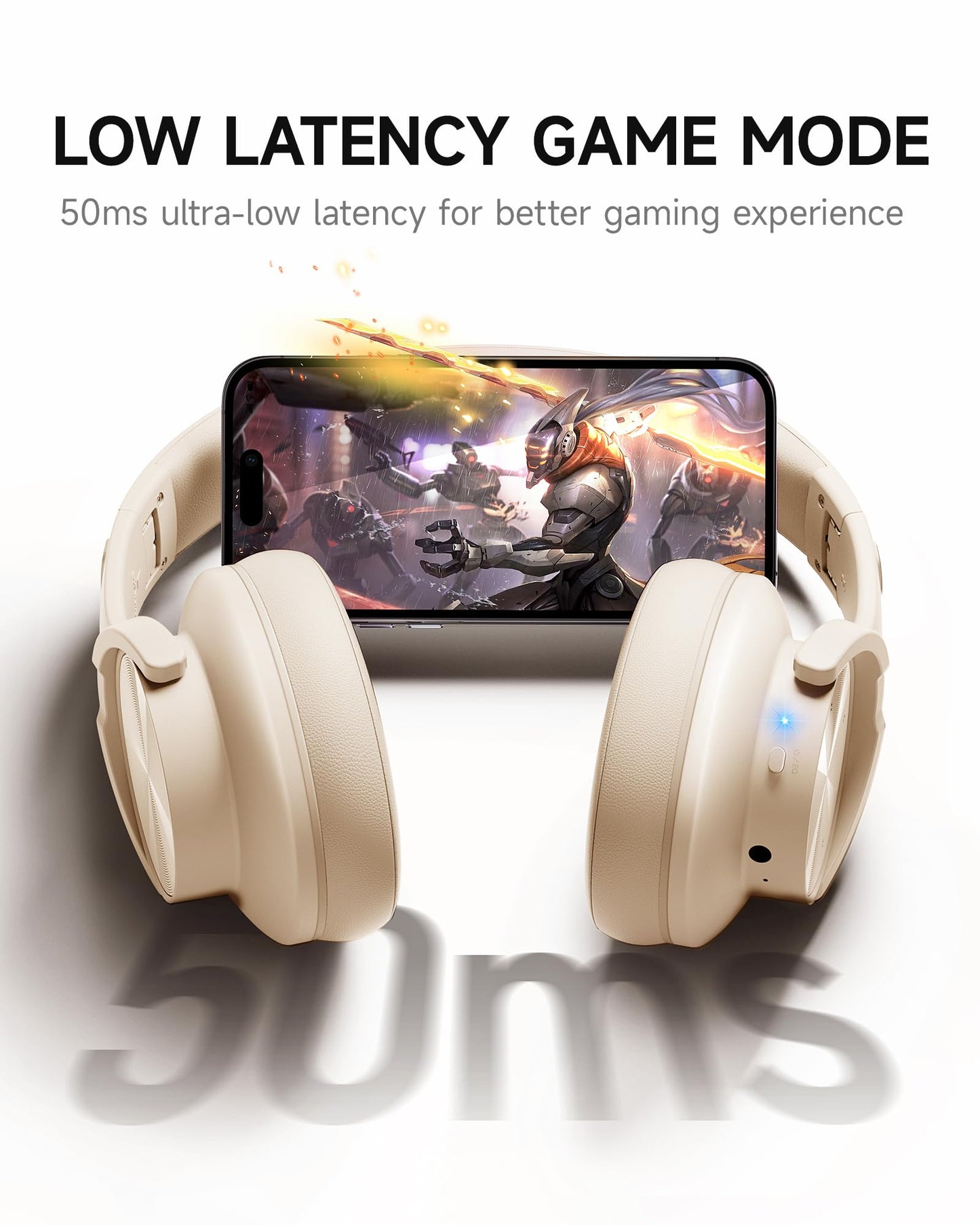 Picun B8 Bluetooth Headphones 120H Playtime With 3 EQ Modes