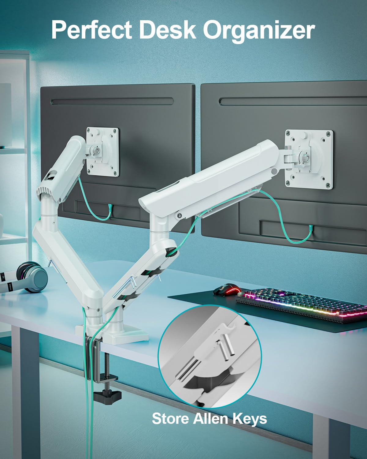 Freelift Pro Monitor Desk Mount 13-32 Inch Gas Spring Arm
