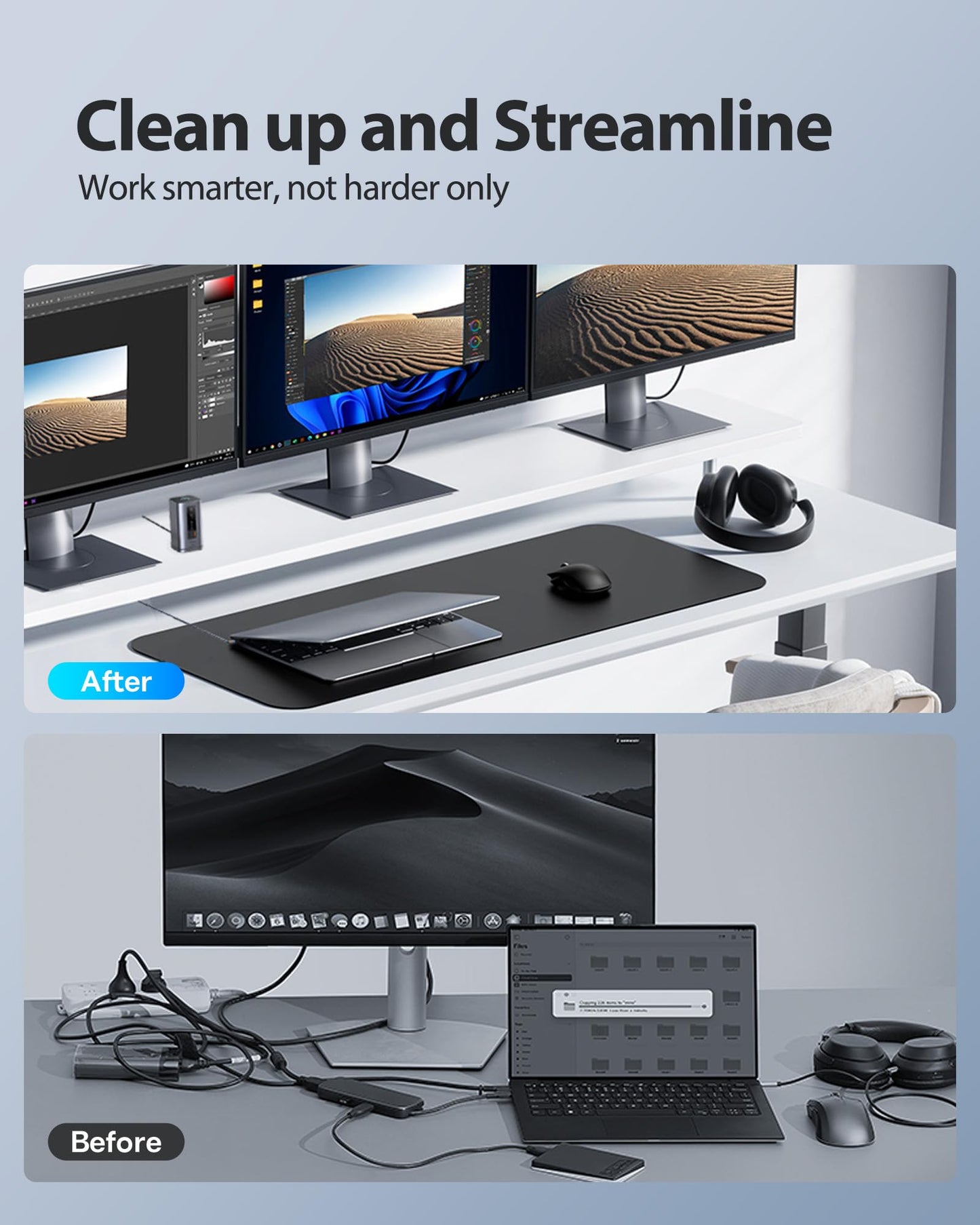 Baseus Spacemate 11 In 1 Docking Station 4K HDMI DP USB C