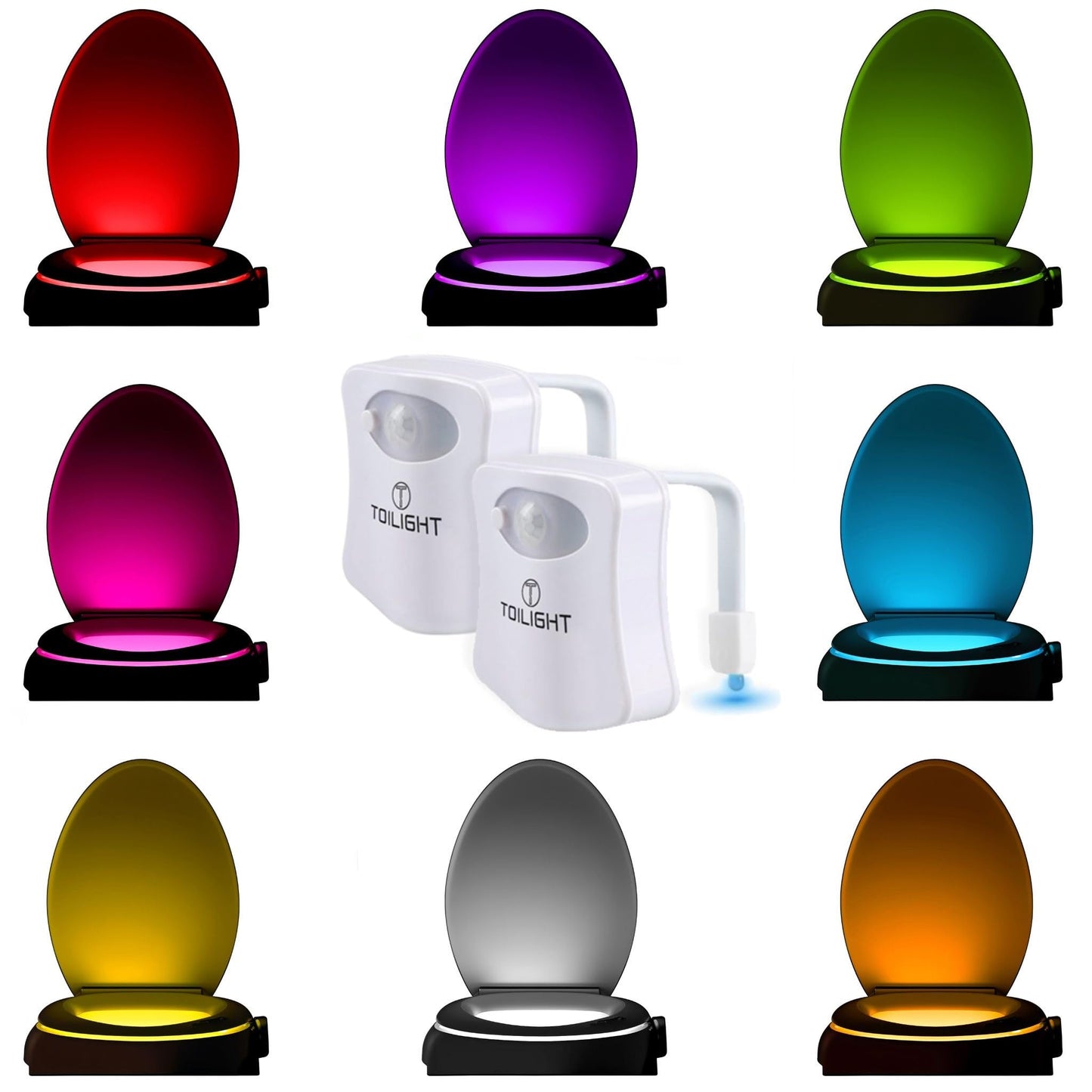 ToiLight Toilet Night Light Motion Sensor Gadget Gift