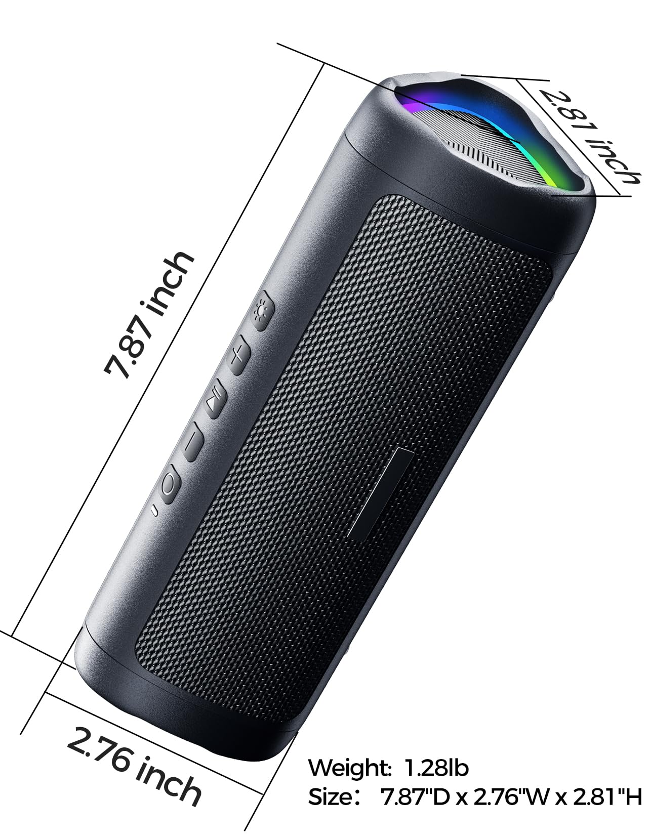 Bluetooth Speaker TWS Pair IPX5 Waterproof Portable 20H